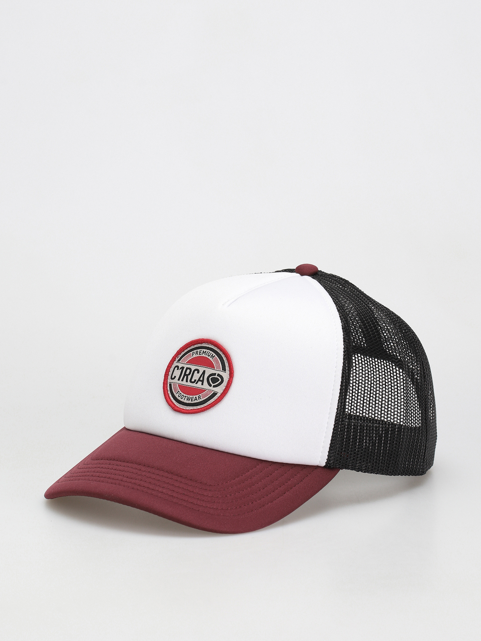 Circa Premium Trucker Cap (white/burgundy/black)