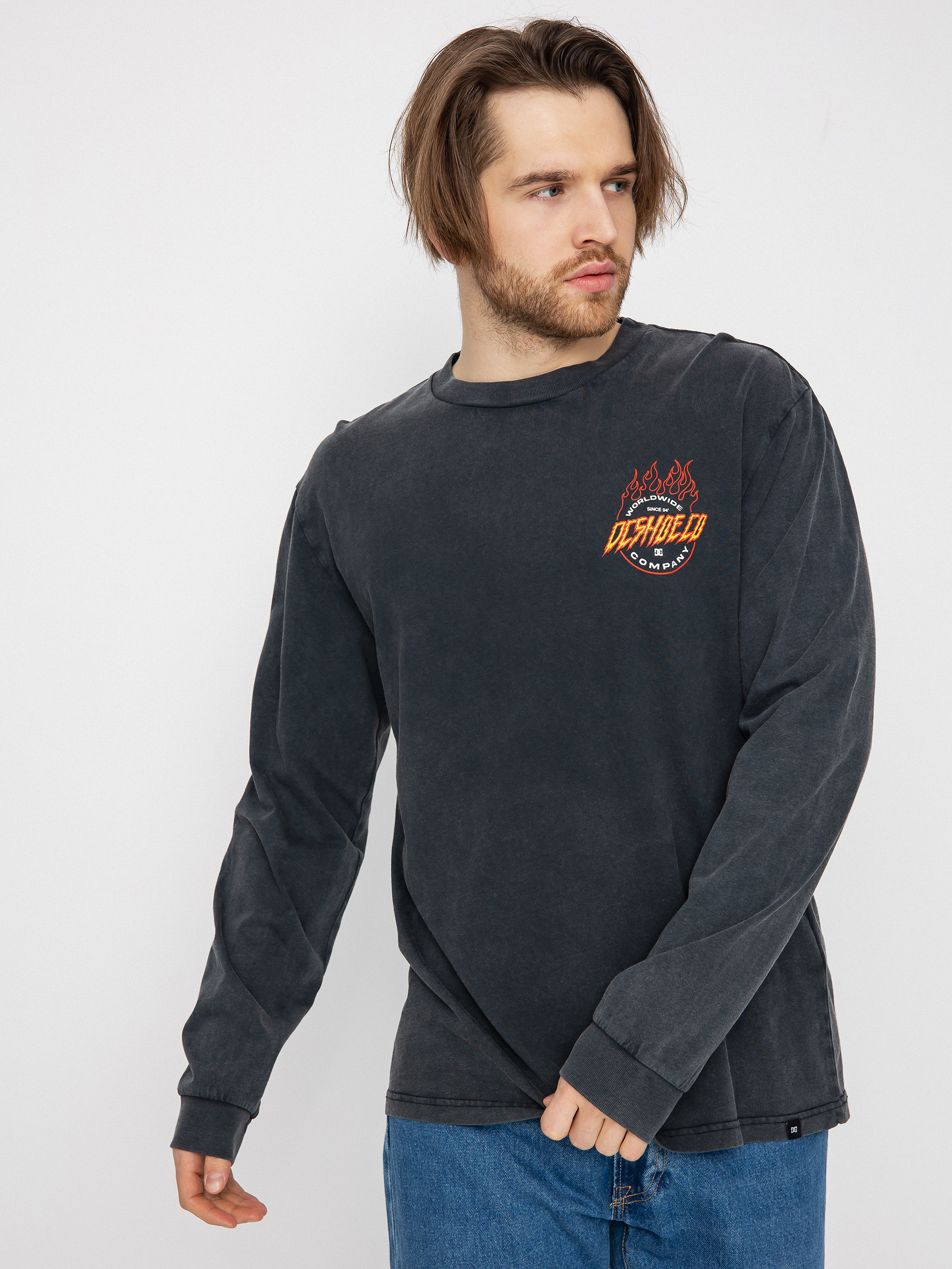 DC Fiery Longsleeve (black acid)