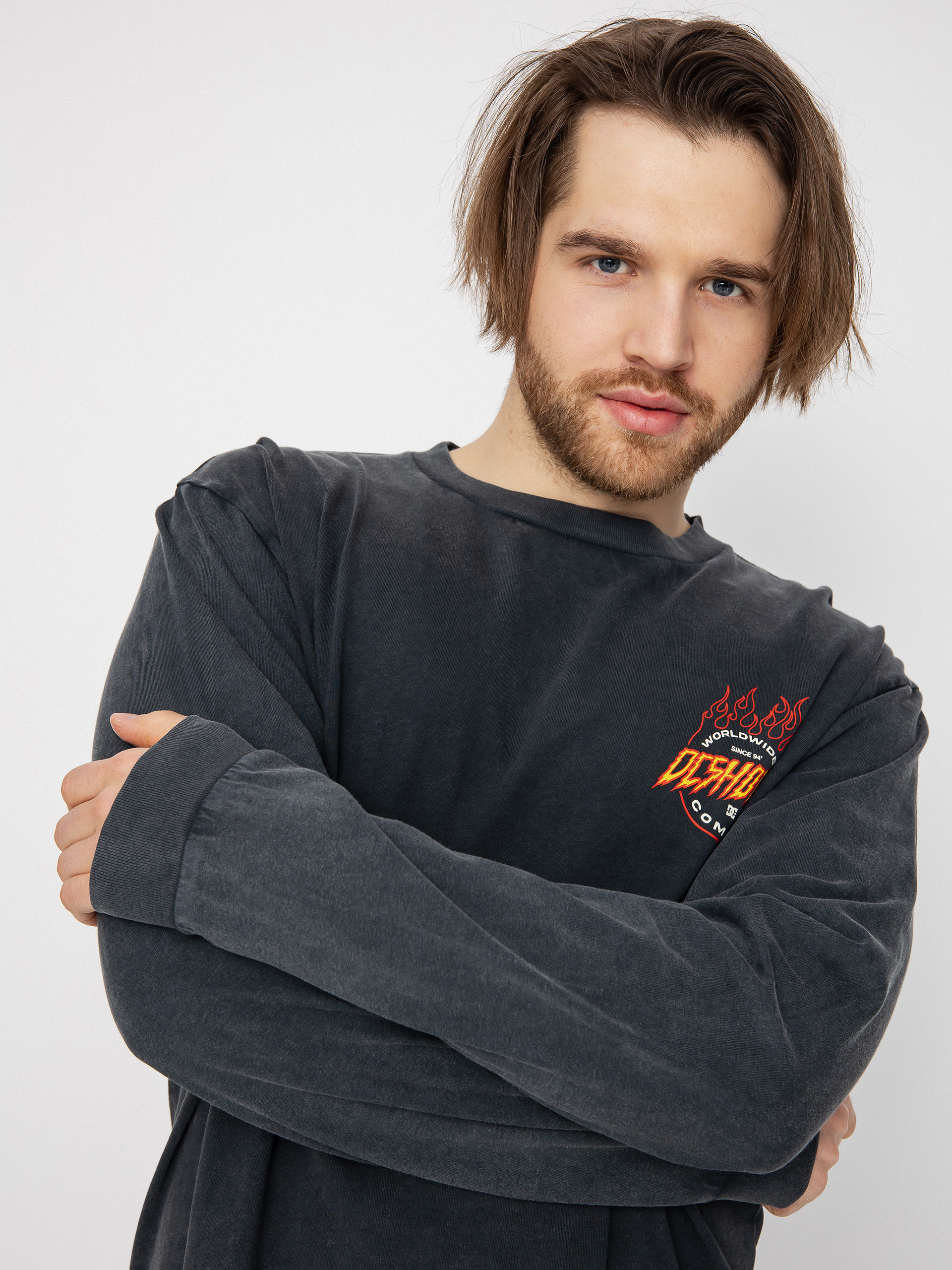 DC Fiery Longsleeve (black acid)