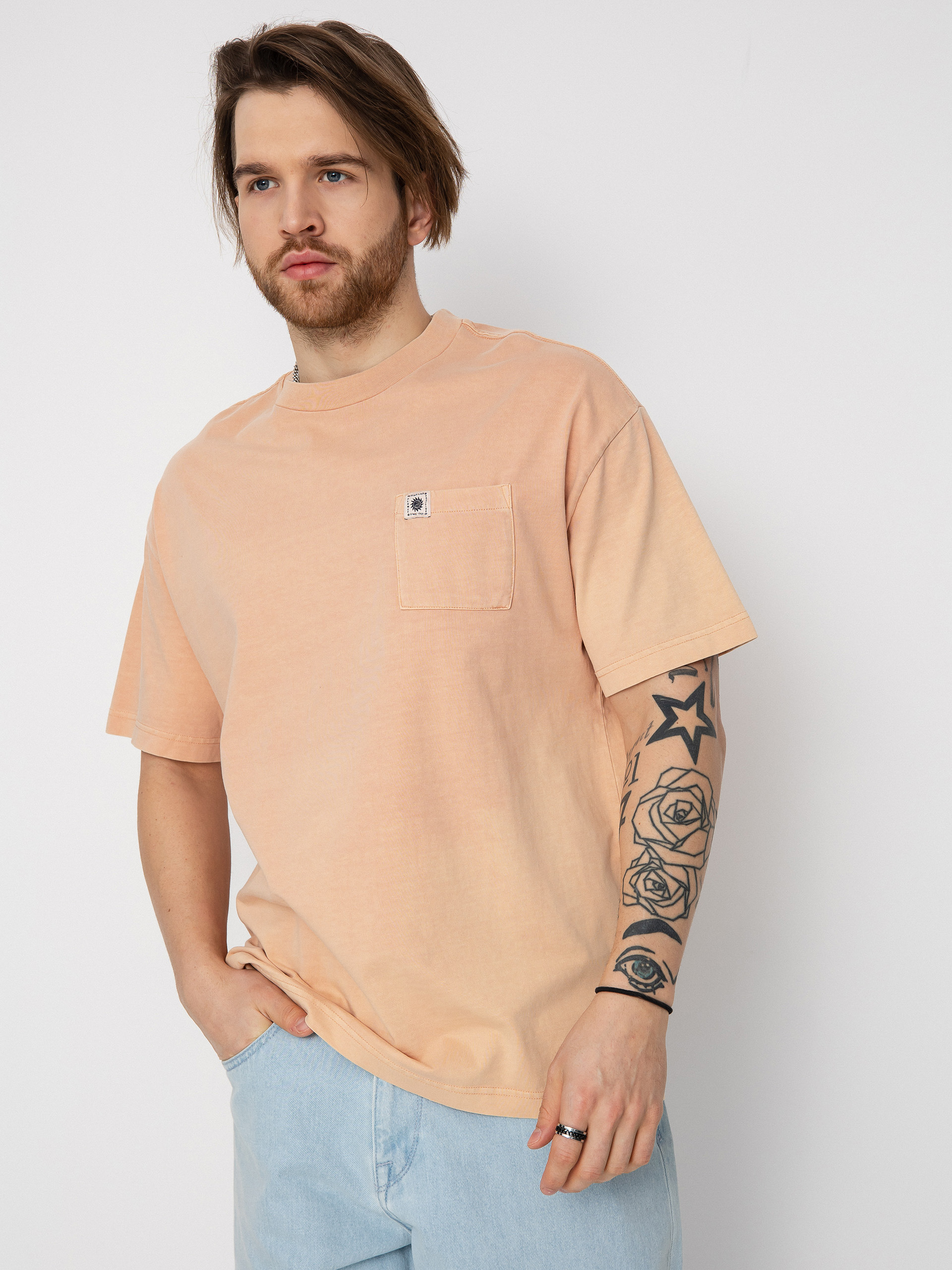 Quiksilver Natural Dye T-shirt (cafe creme)