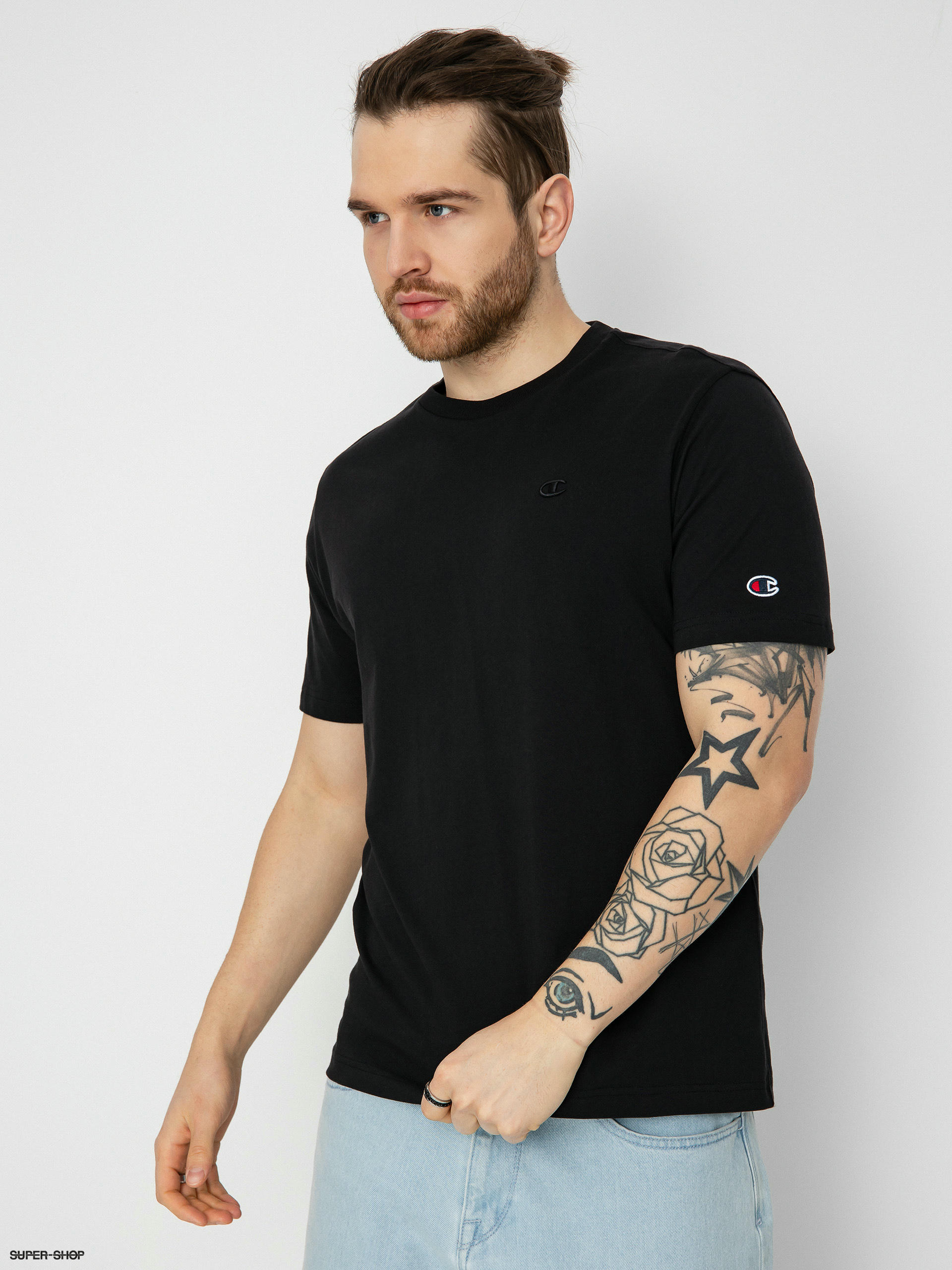 Champion round shop neck t shirt