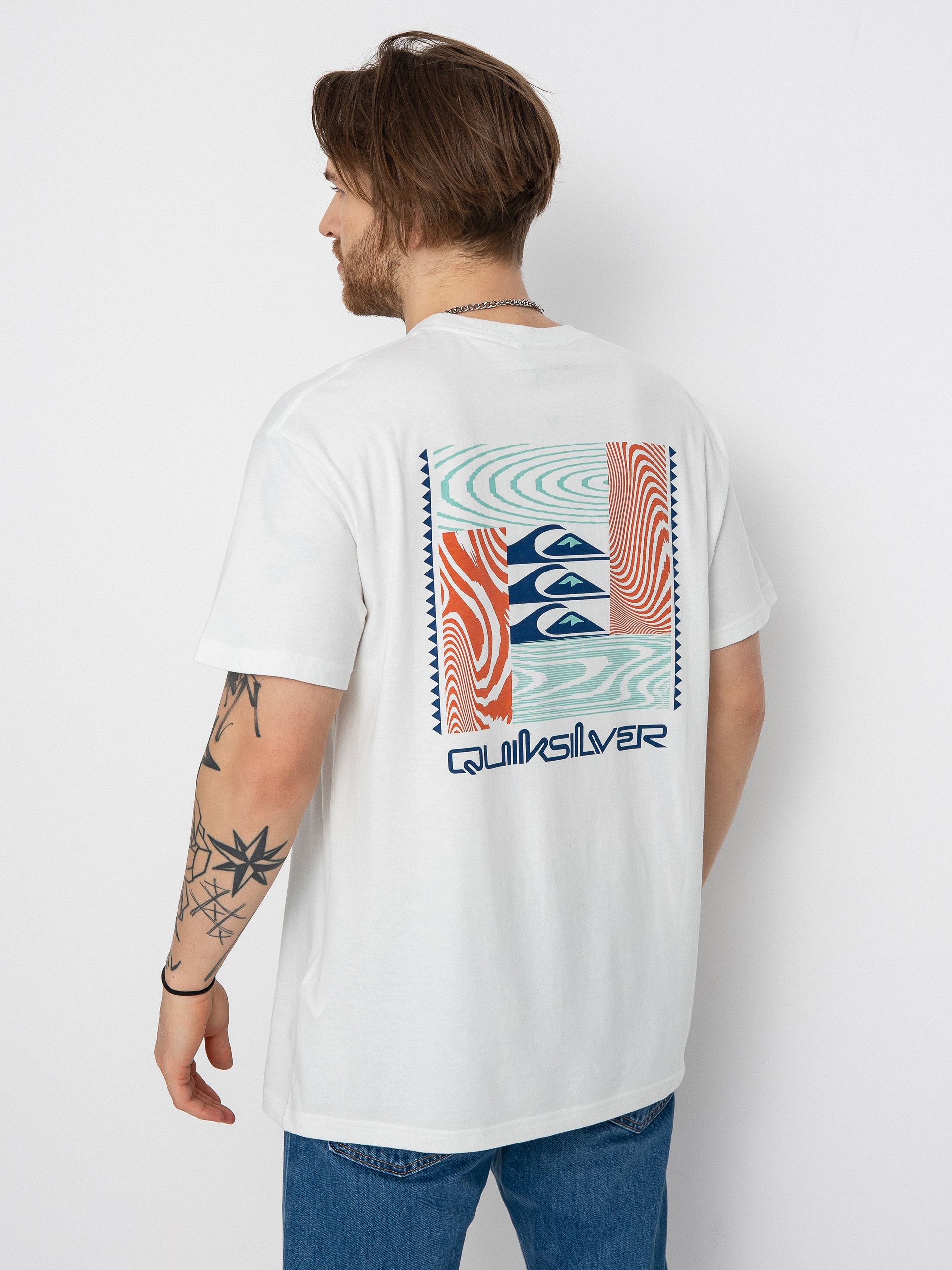 Quiksilver Warped Patterns T-shirt (snow white)