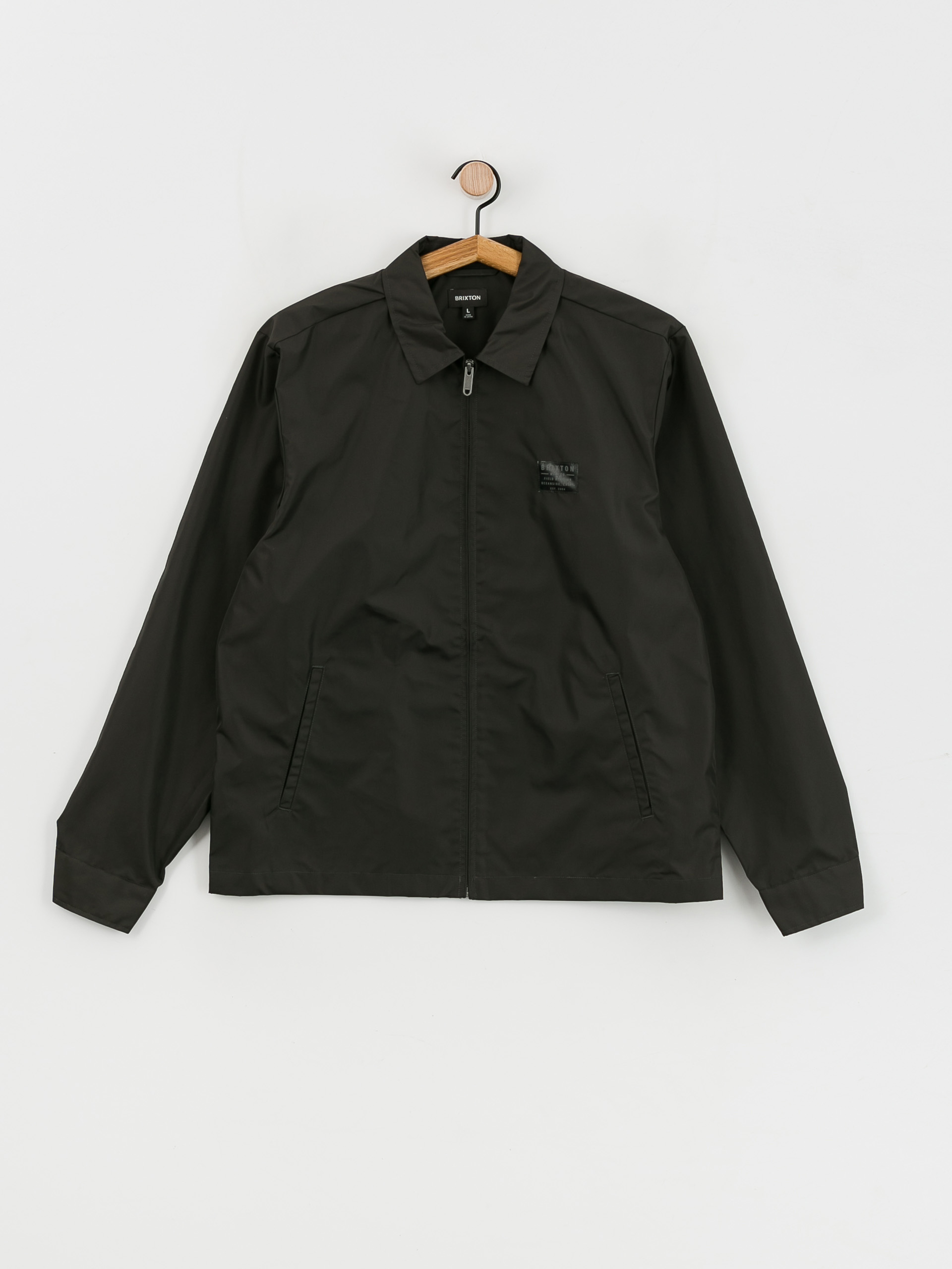 Brixton Utopia Vintage Nylon Jacket (washed black)