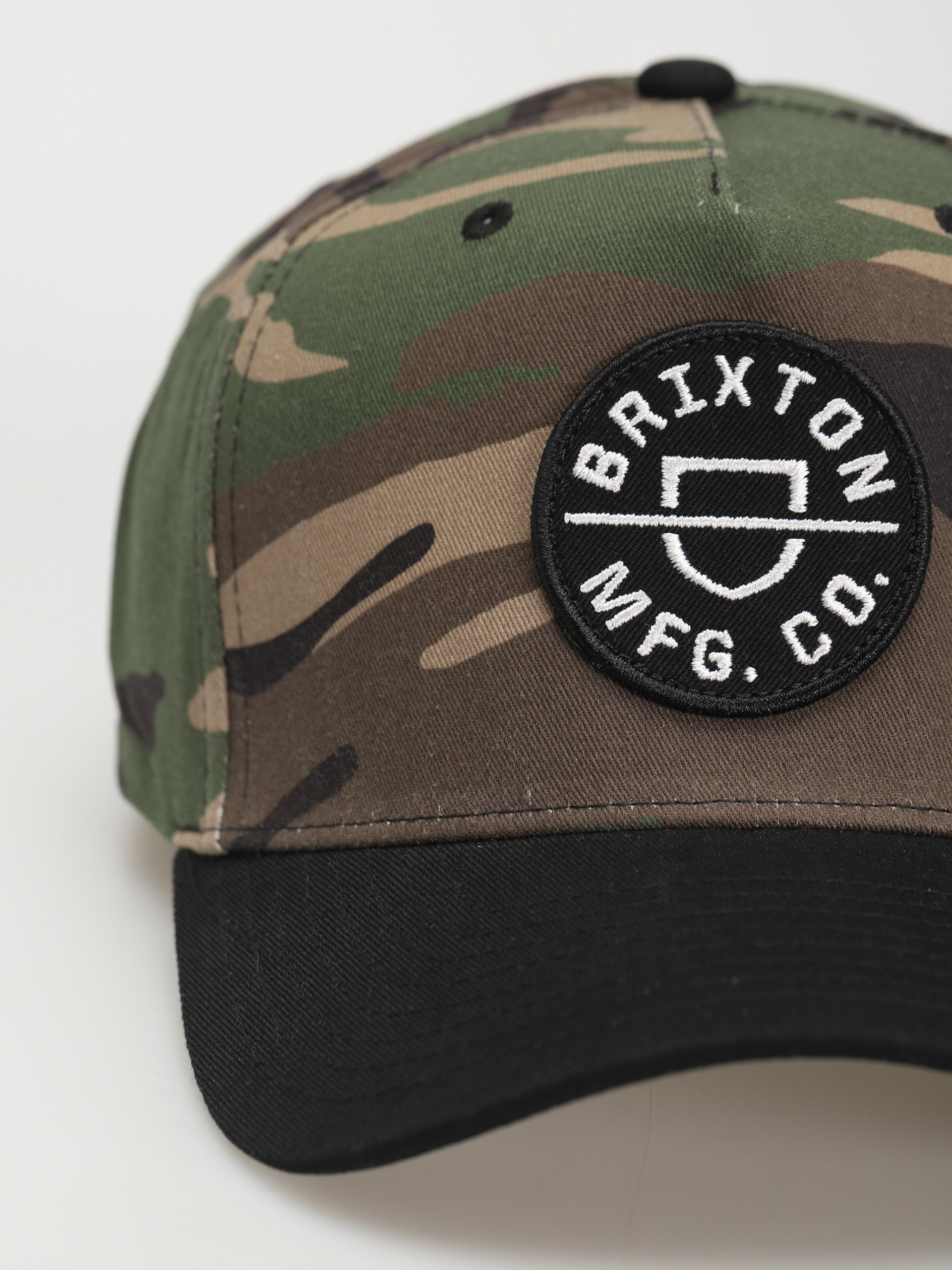 Brixton Crest C Mp Snapback Cap (camo surplus/black)