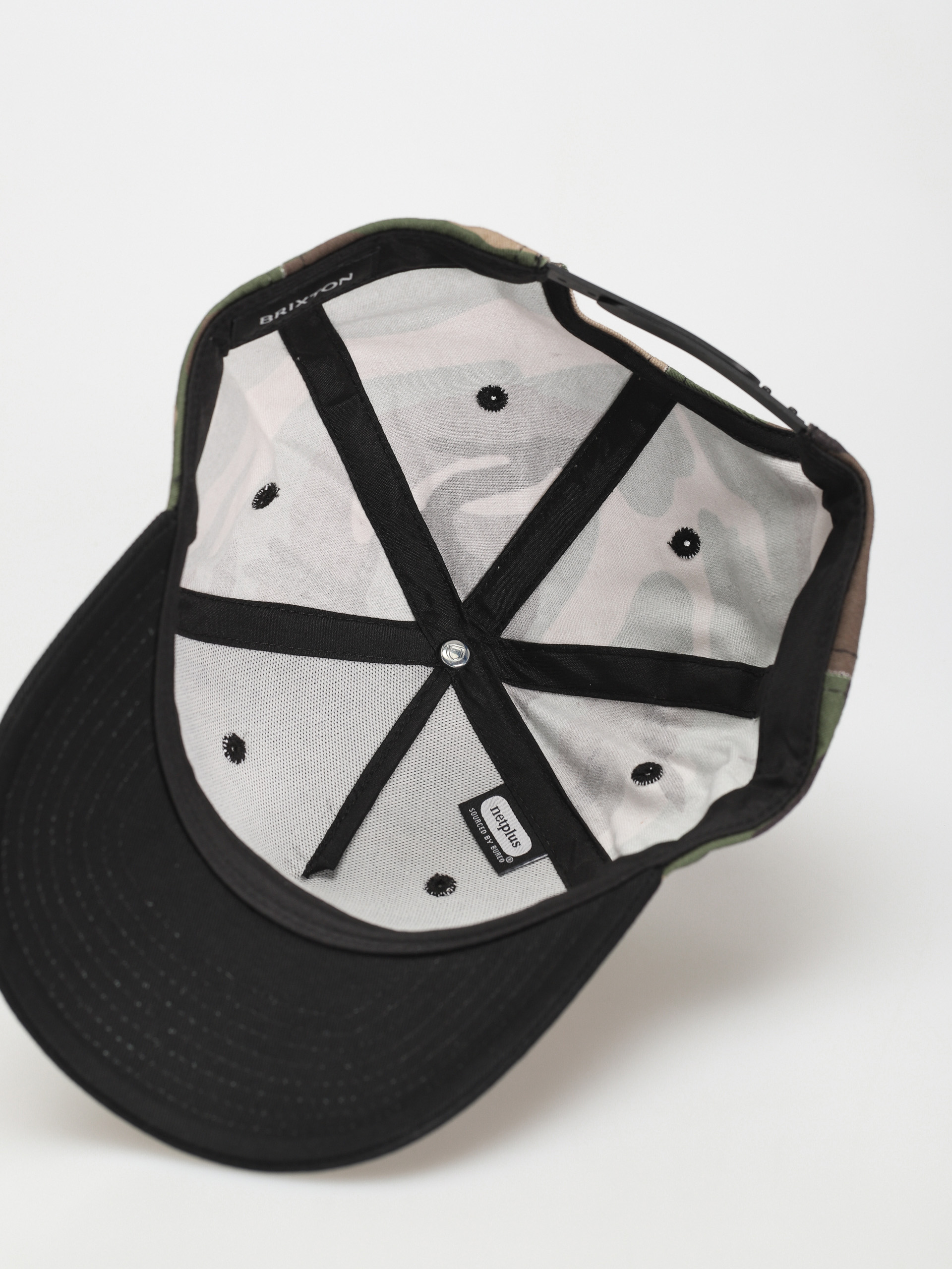 Brixton Crest C Mp Snapback Cap (camo surplus/black)