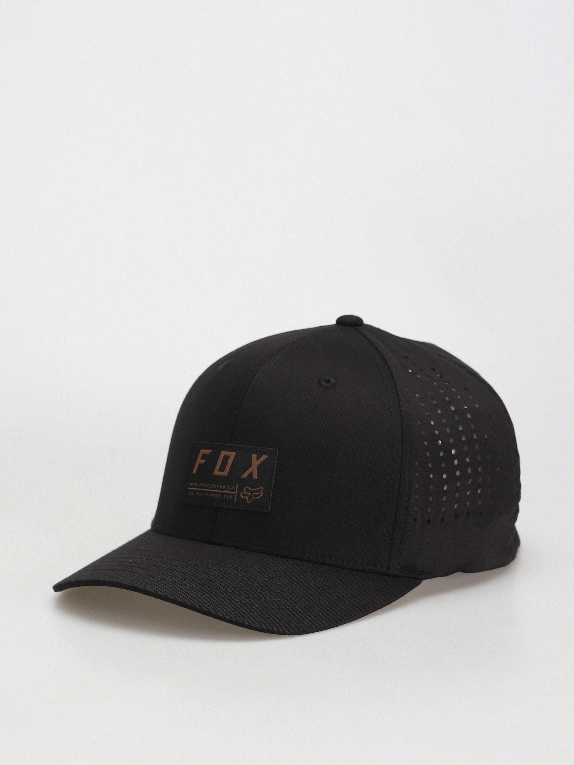 FOXEY ブラック ベロアキャップ Fox Non Stop Tech Flexfit Cap - black (black)