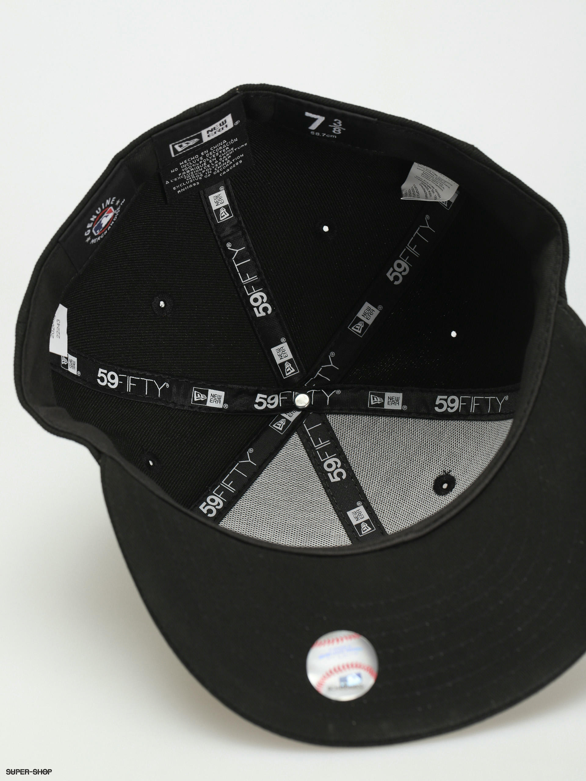 New Era League Essential 59Fifty Los Angeles Dodgers Cap (black/white)