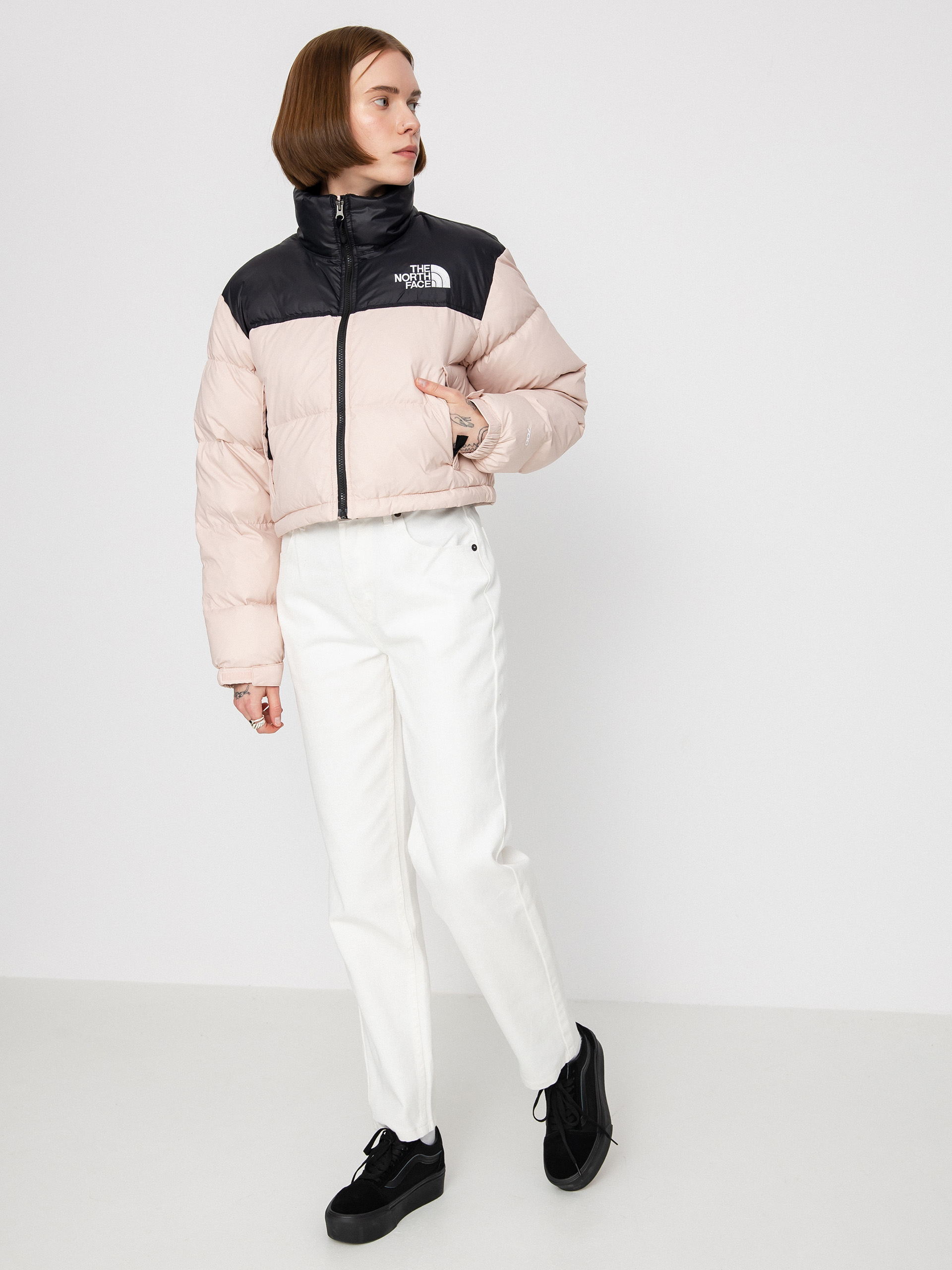 The North Face Nuptse Short Jacke Wmn (pink moss)