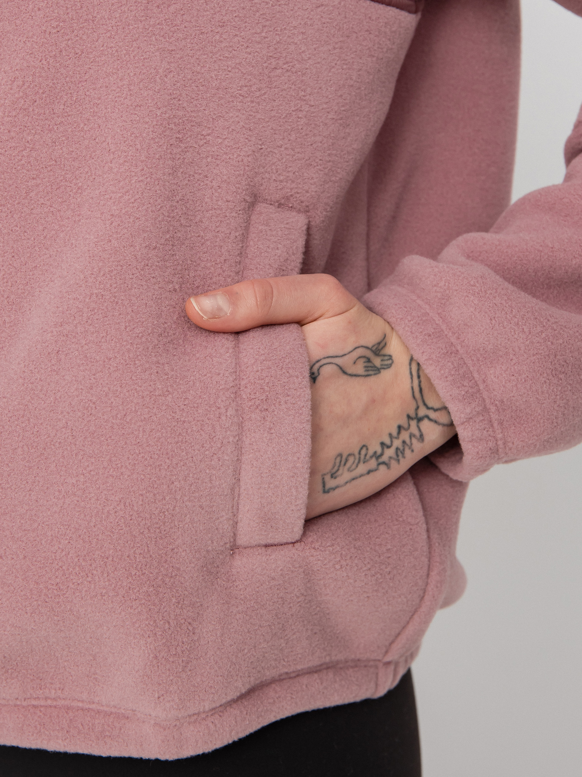 Damen Patagonia Microdini Hoody Fleecejacke (evening mauve)