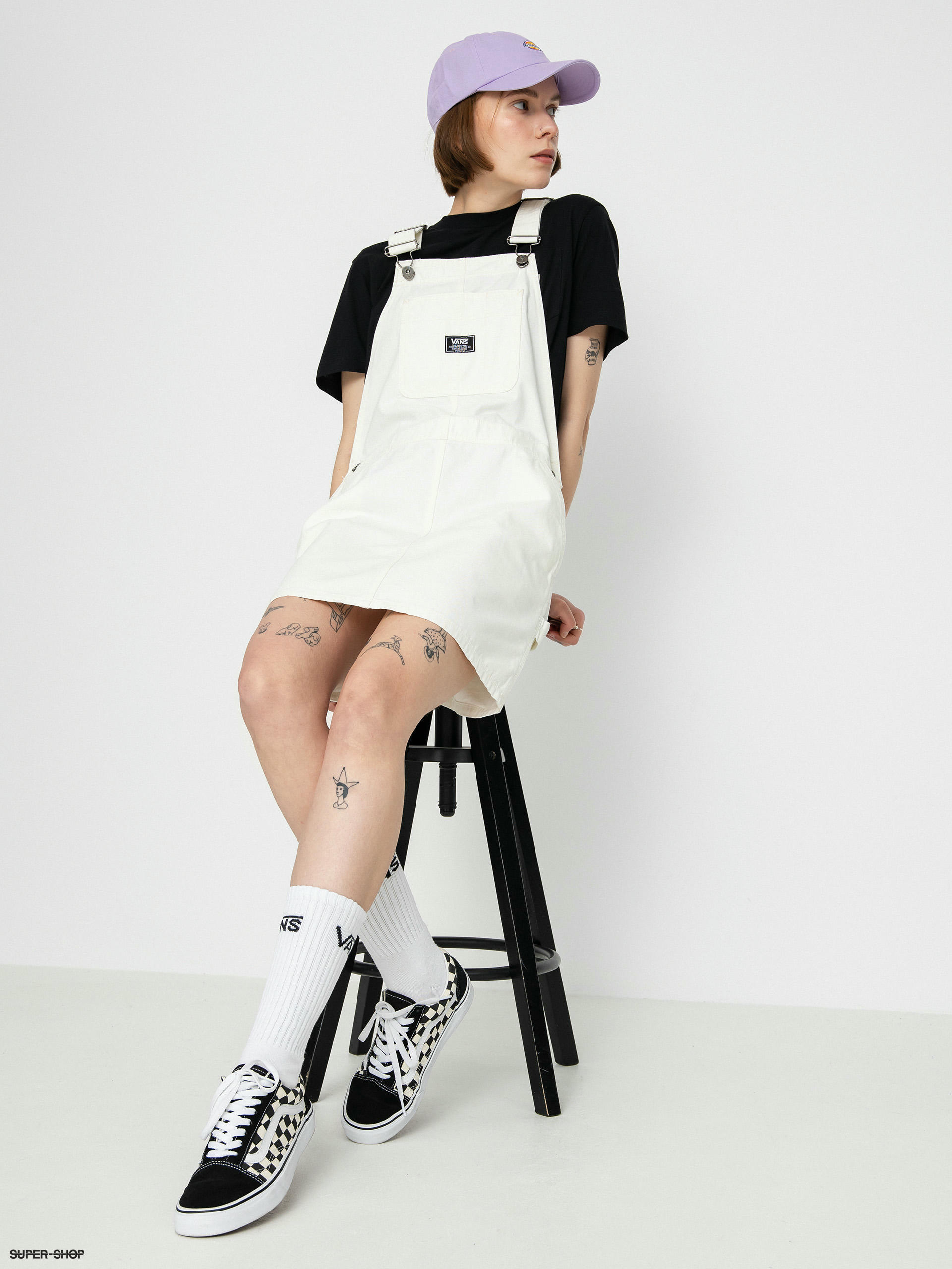 White dress hot sale with vans