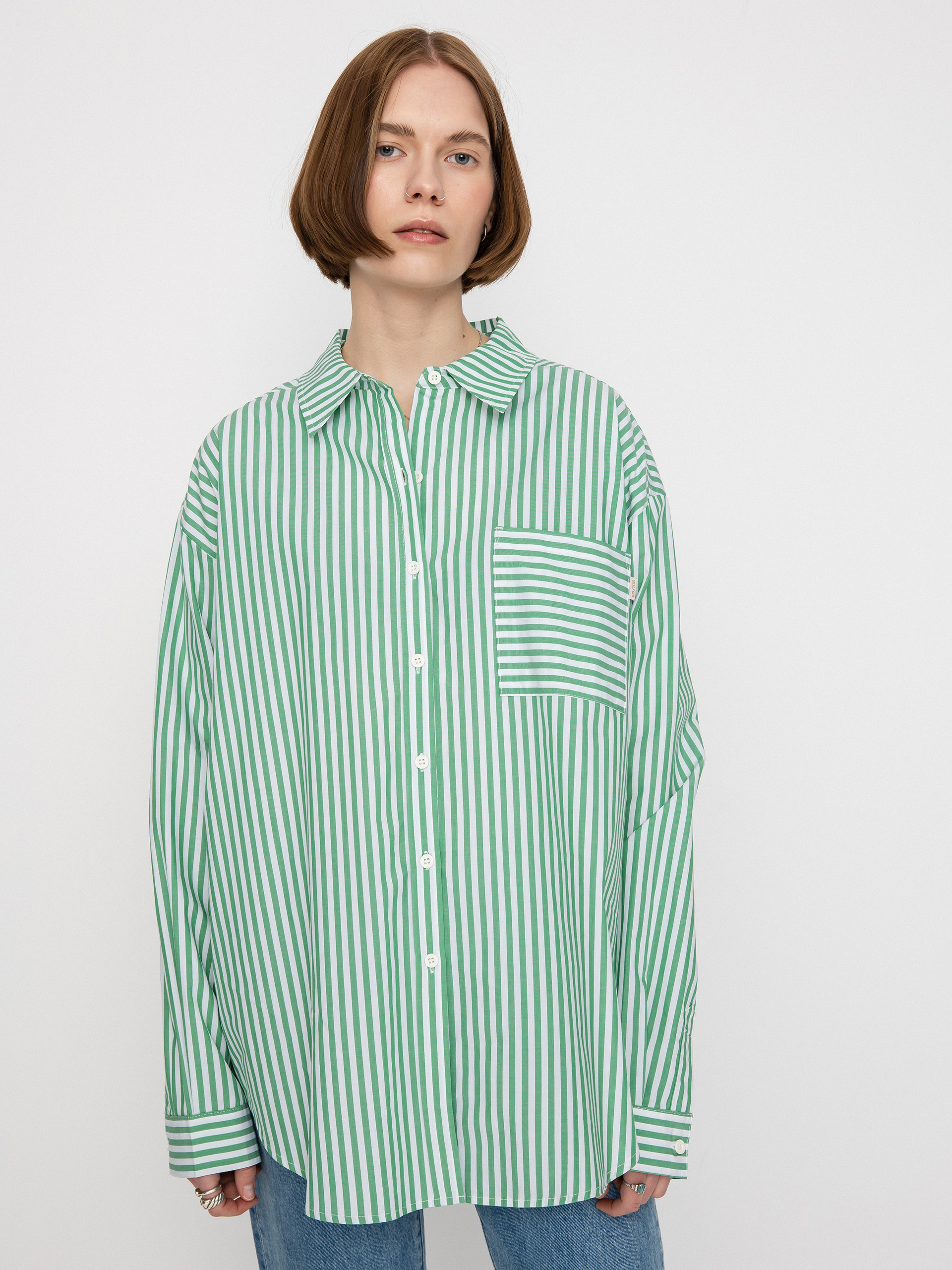 Brixton Sidney Oversized Ls Hemd Wmn (leprechaun)