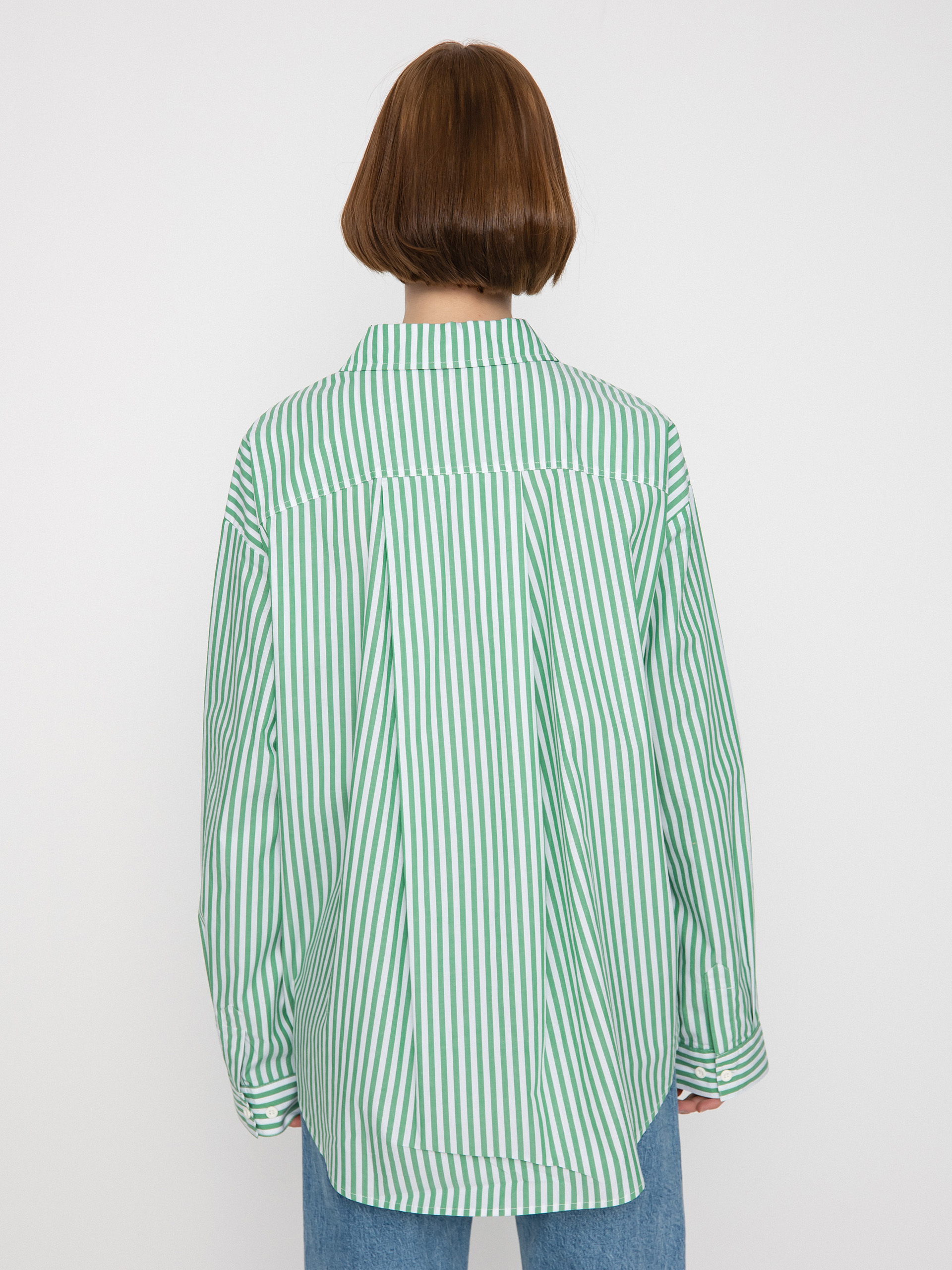 Brixton Sidney Oversized Ls Shirt Wmn (leprechaun)