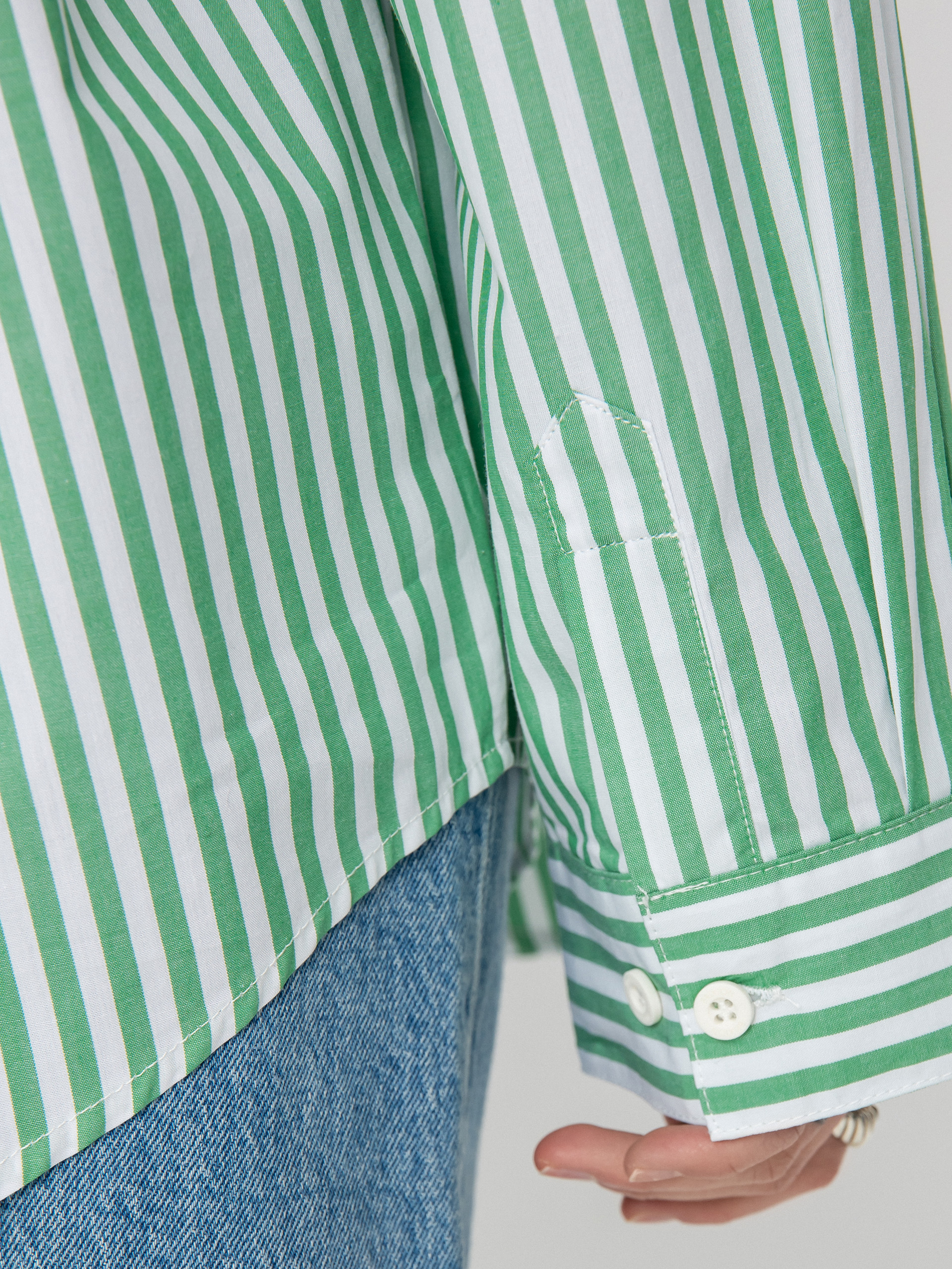 Brixton Sidney Oversized Ls Shirt Wmn (leprechaun)