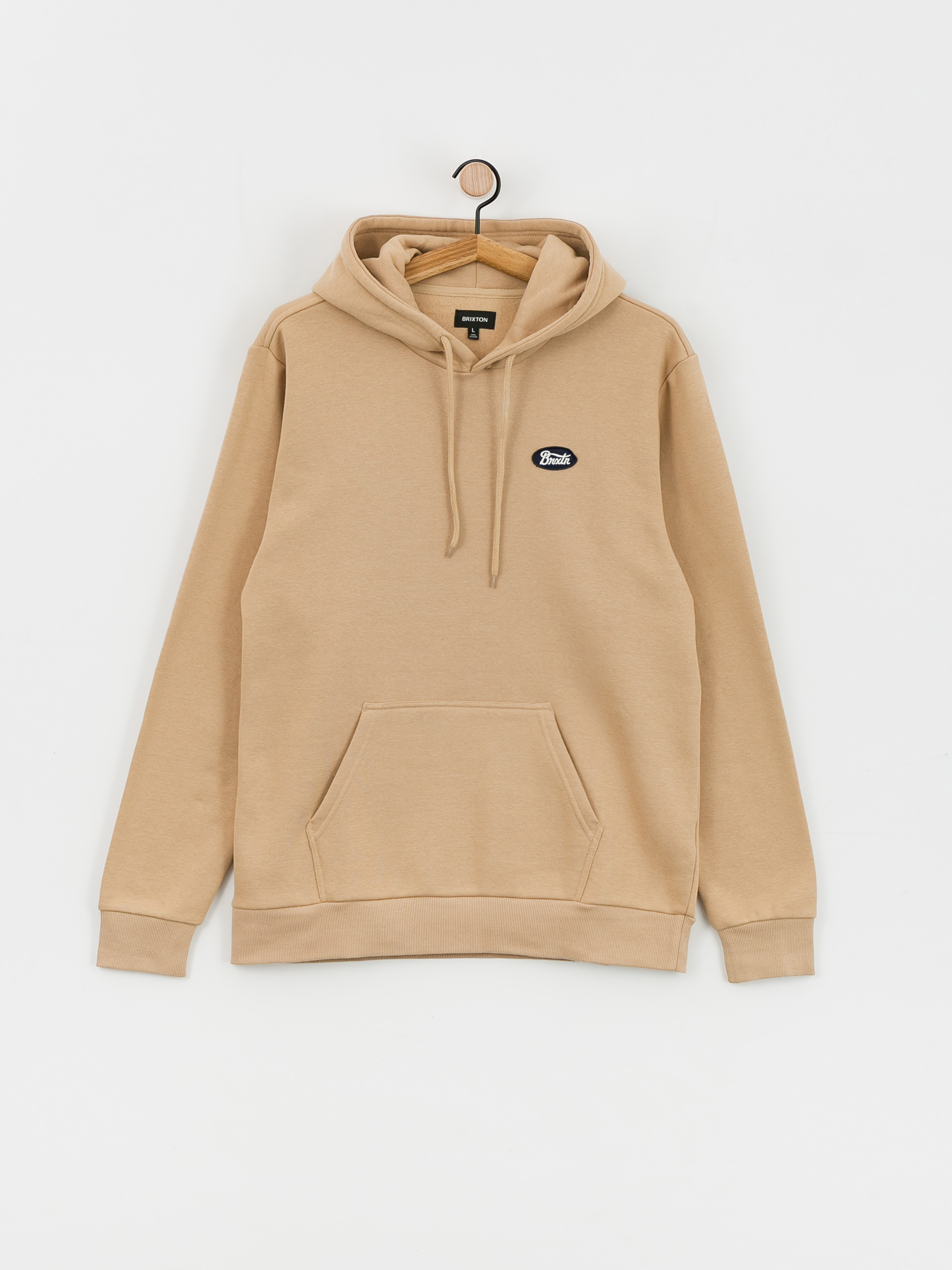 Brixton Parsons Patch HD Hoodie (sand)