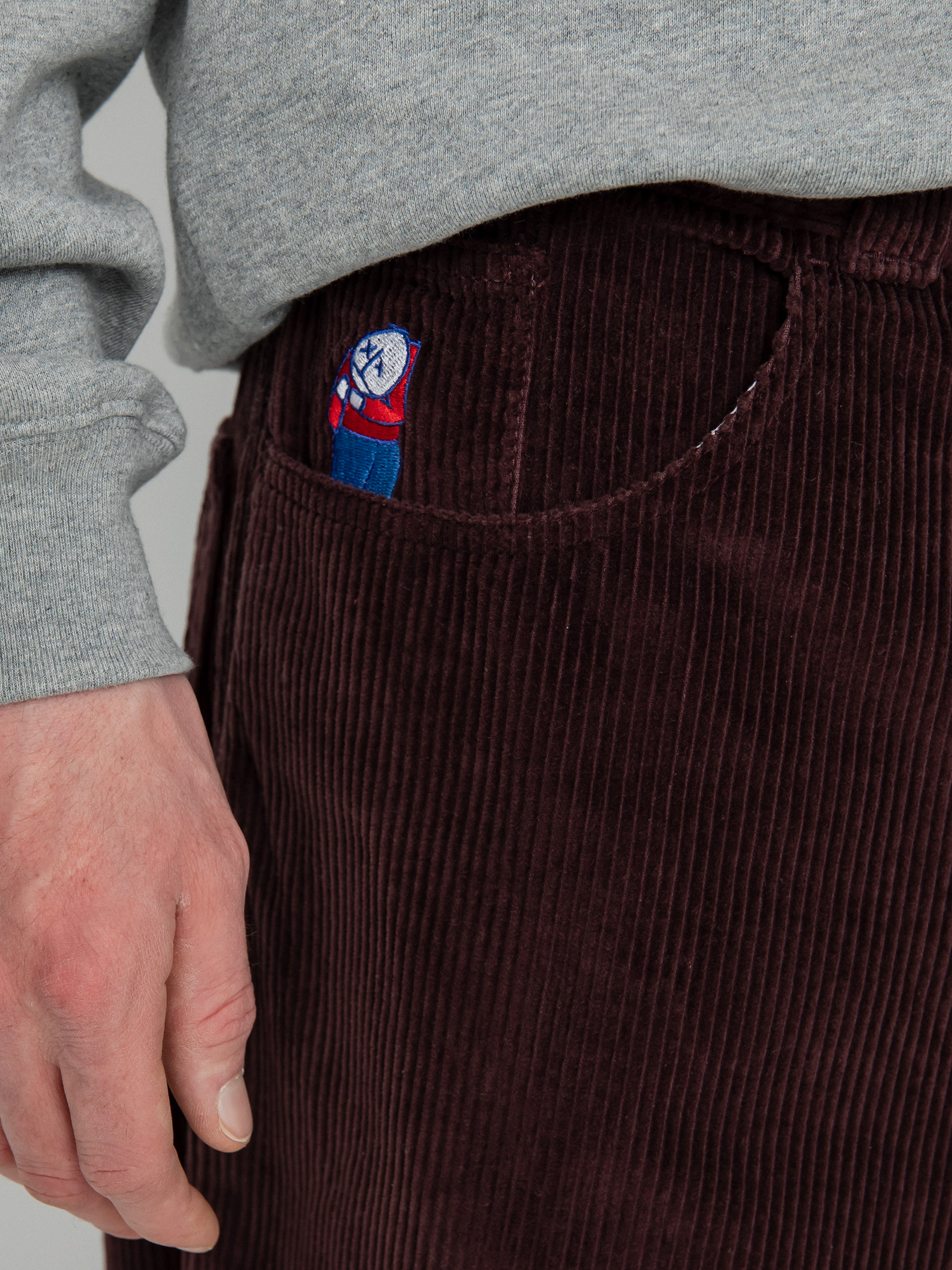 Polar Skate Big Boy Cords Pants (bordeaux)