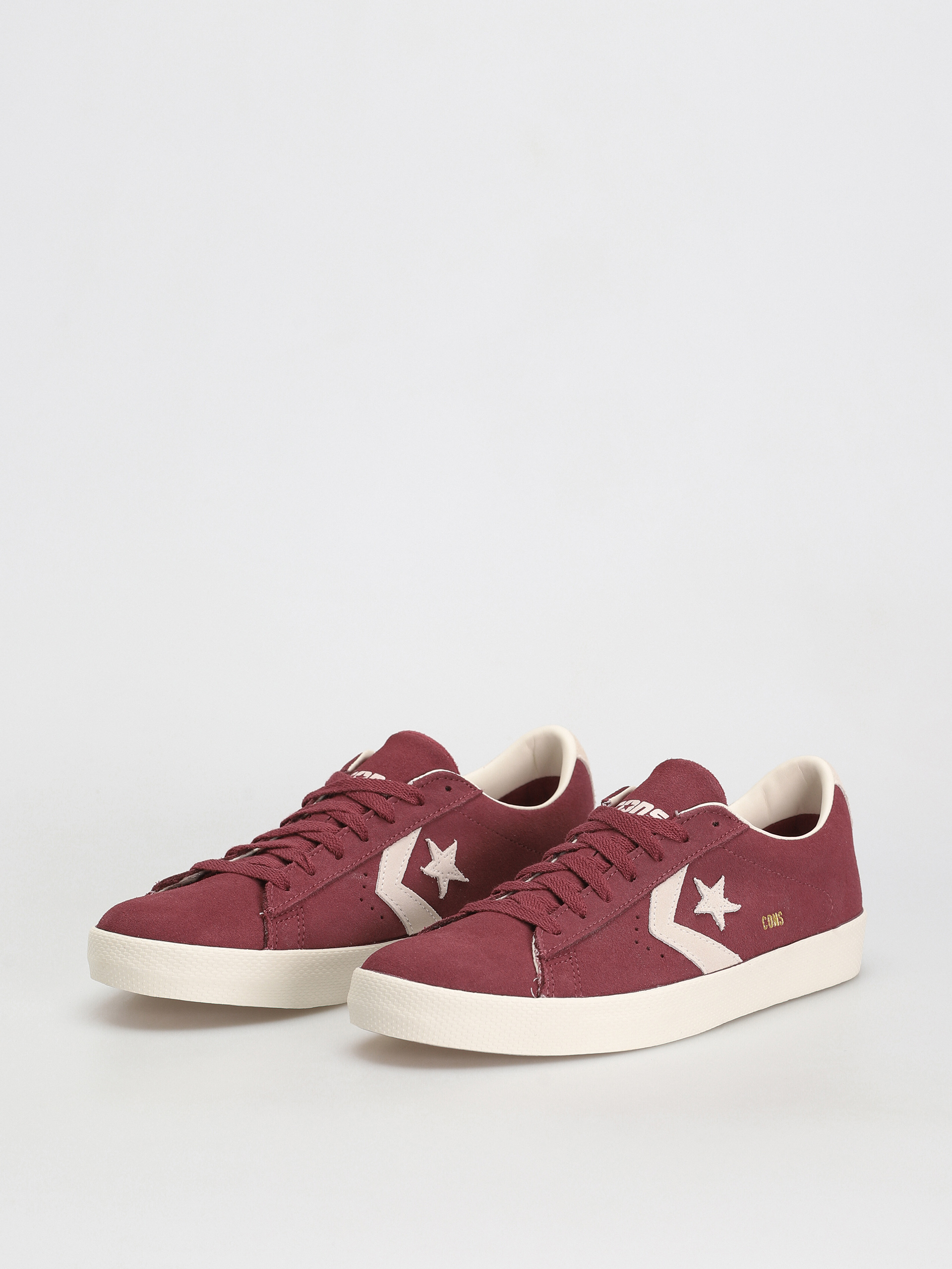 Converse Pro Leather Vulc OX Shoes (cherry vision/egret)