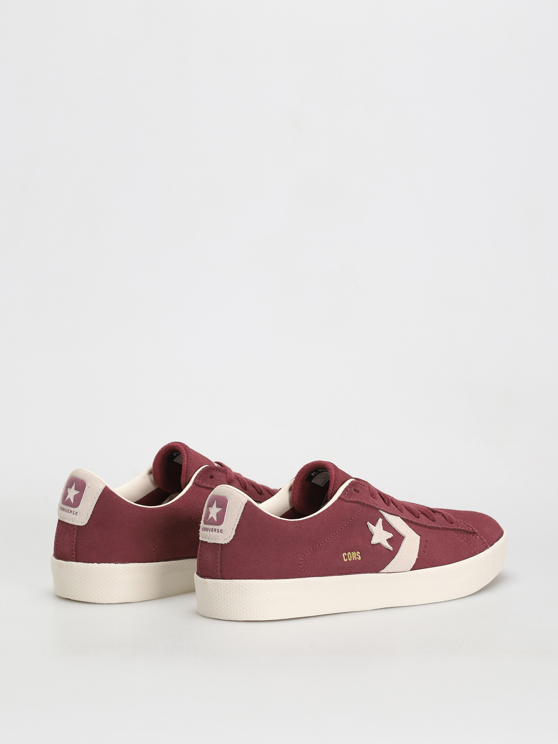 Converse Pro Leather Vulc OX Shoes (cherry vision/egret)