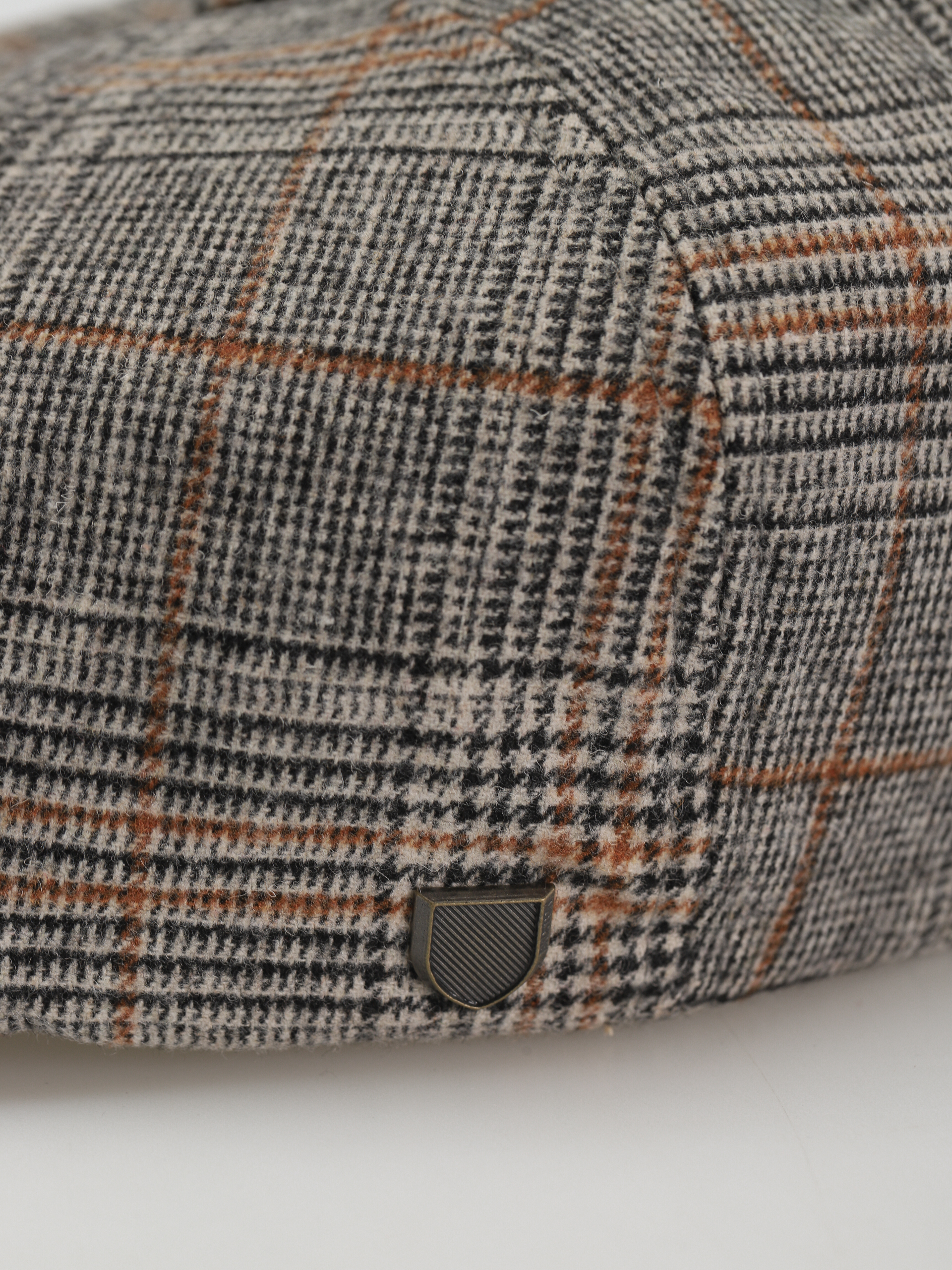 Brixton Brood Snap Cap Flat cap (off white/black/paradise orang)