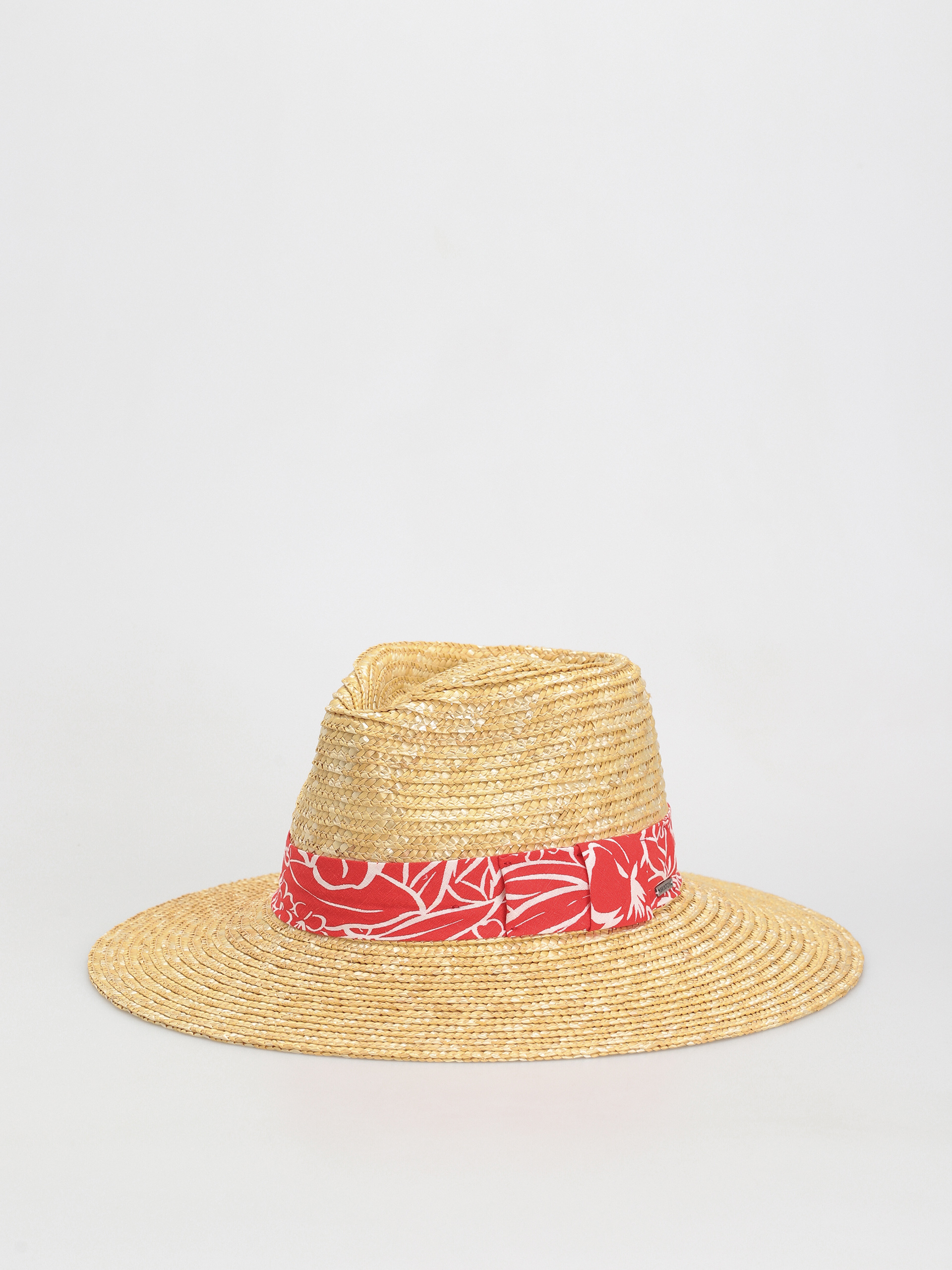 Brixton Joanna Straw Hat Aloha Joanna Wide Brim Natural Straw Traveller Hat Aloha - Brixton  main image 3