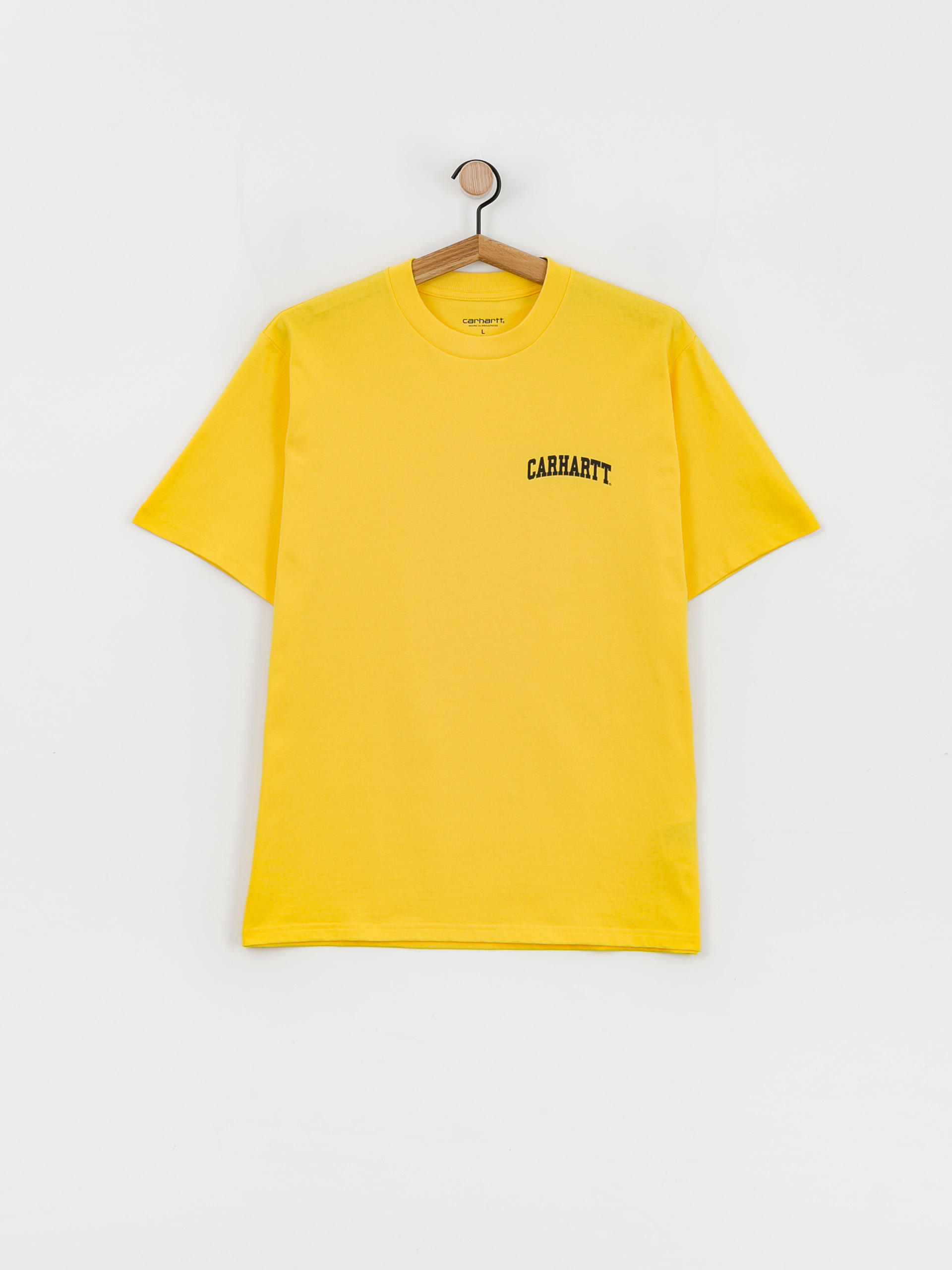 Carhartt WIP University Script T-Shirt (buttercup/black)