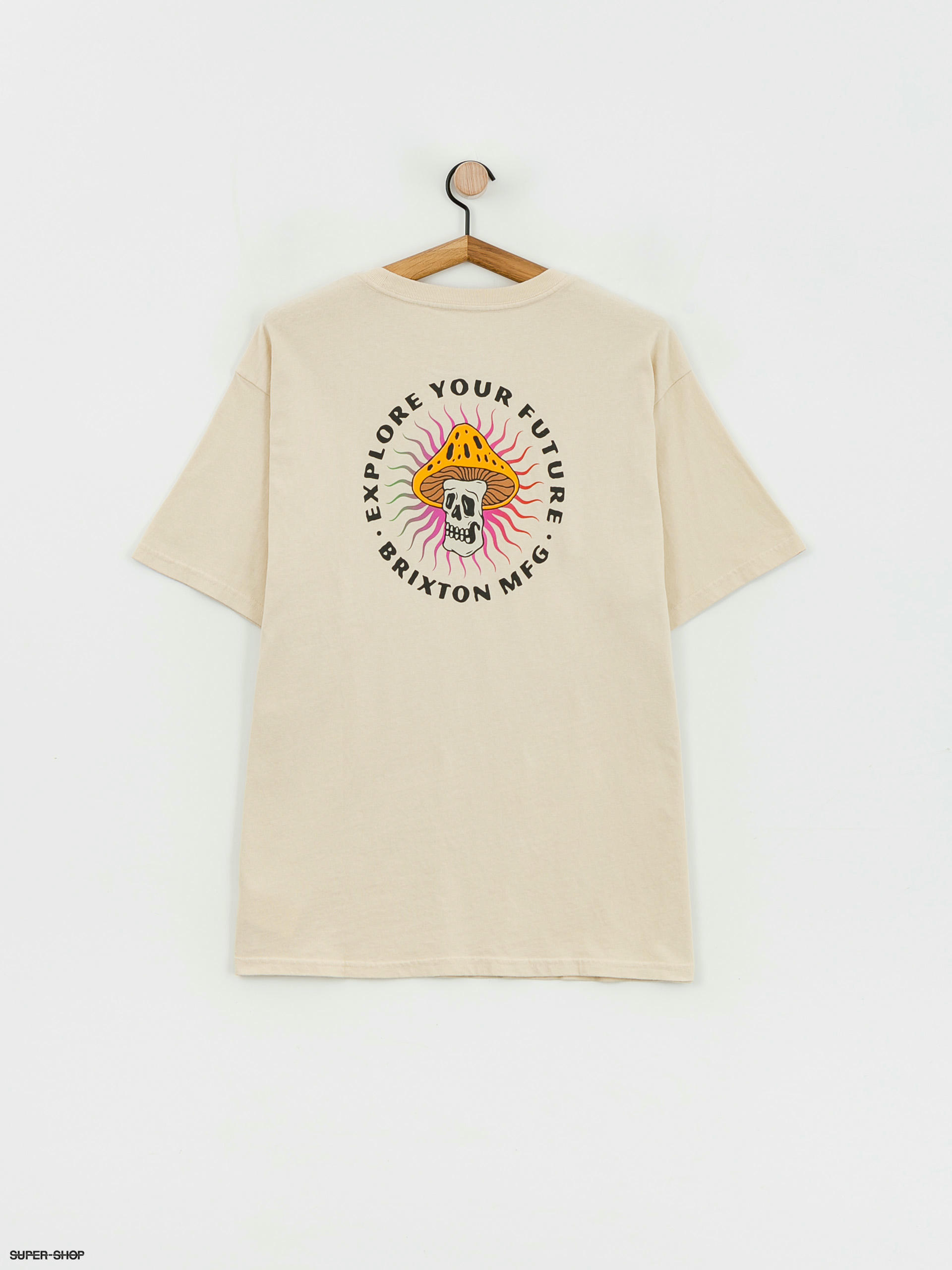 Brixton Future Relaxed T-shirt (cream garment dye)