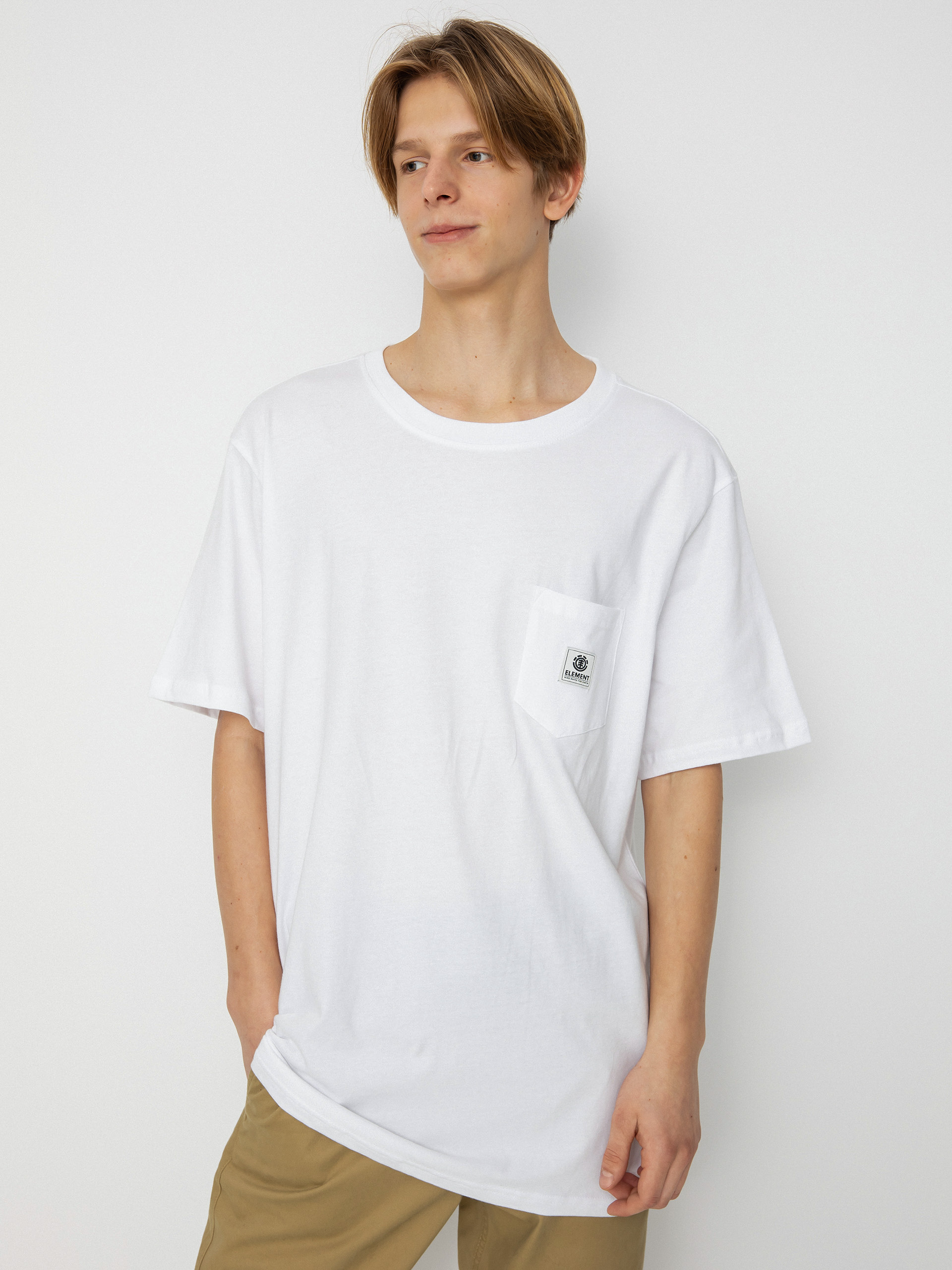 Element Basic Pocket Label T-shirt (optic white)