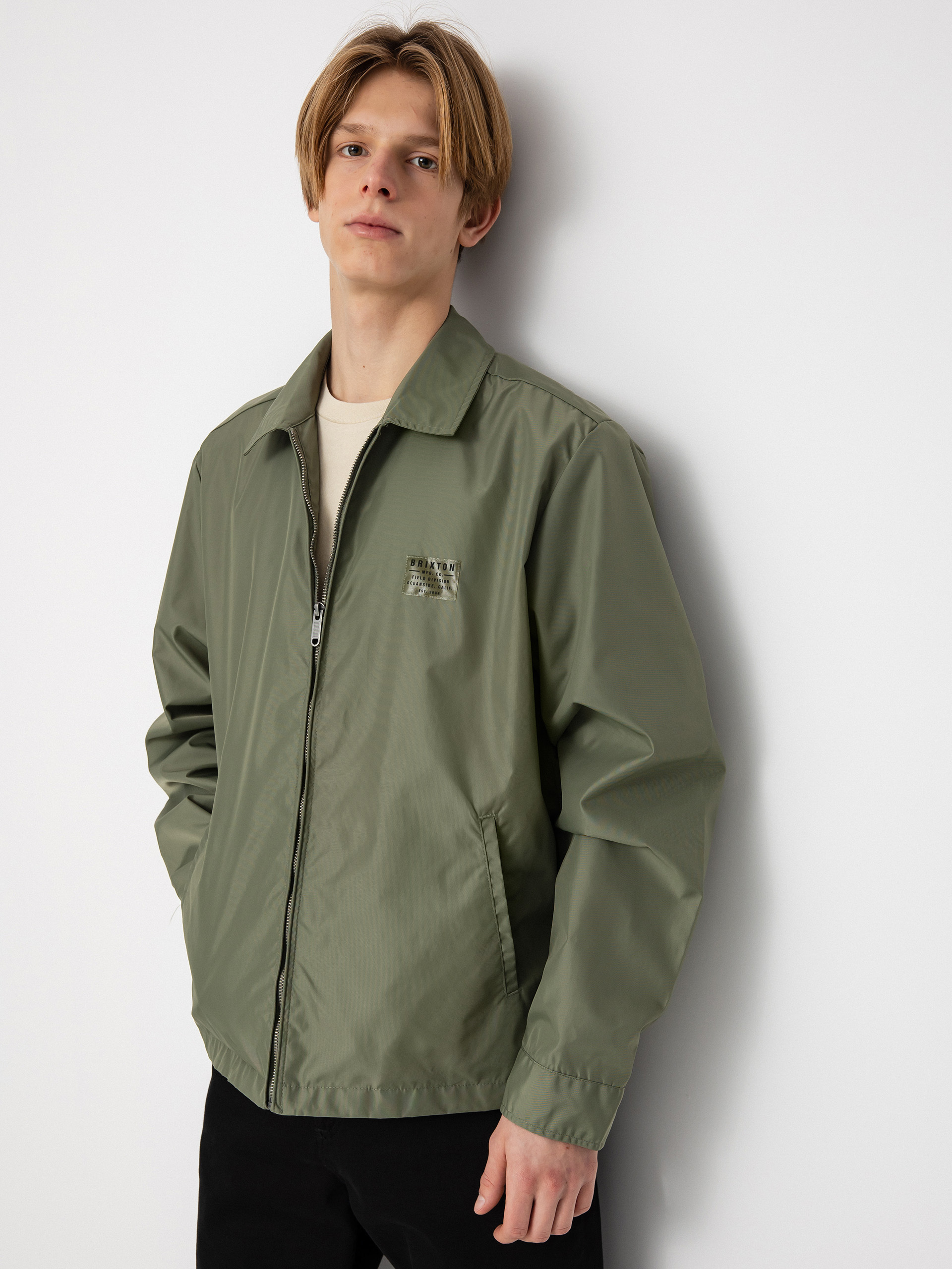 Brixton Utopia Vintage Nylon Jacke (olive surplus)