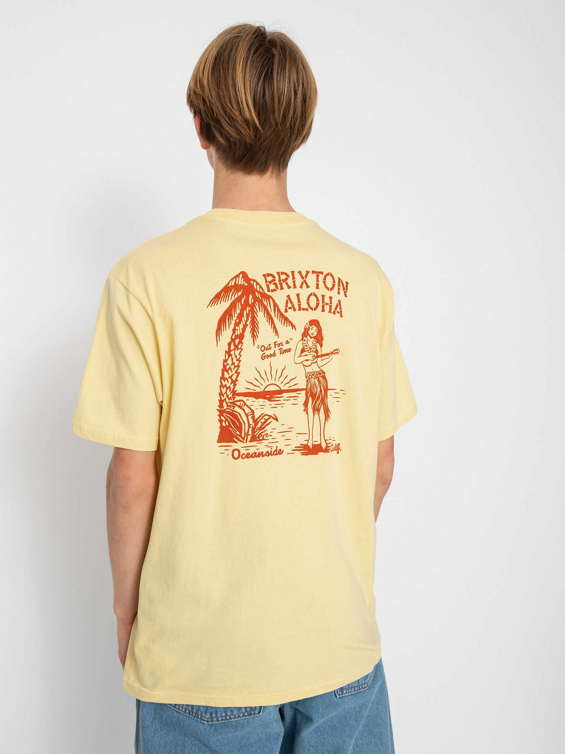Brixton Good Time Tlrt T-shirt (straw)