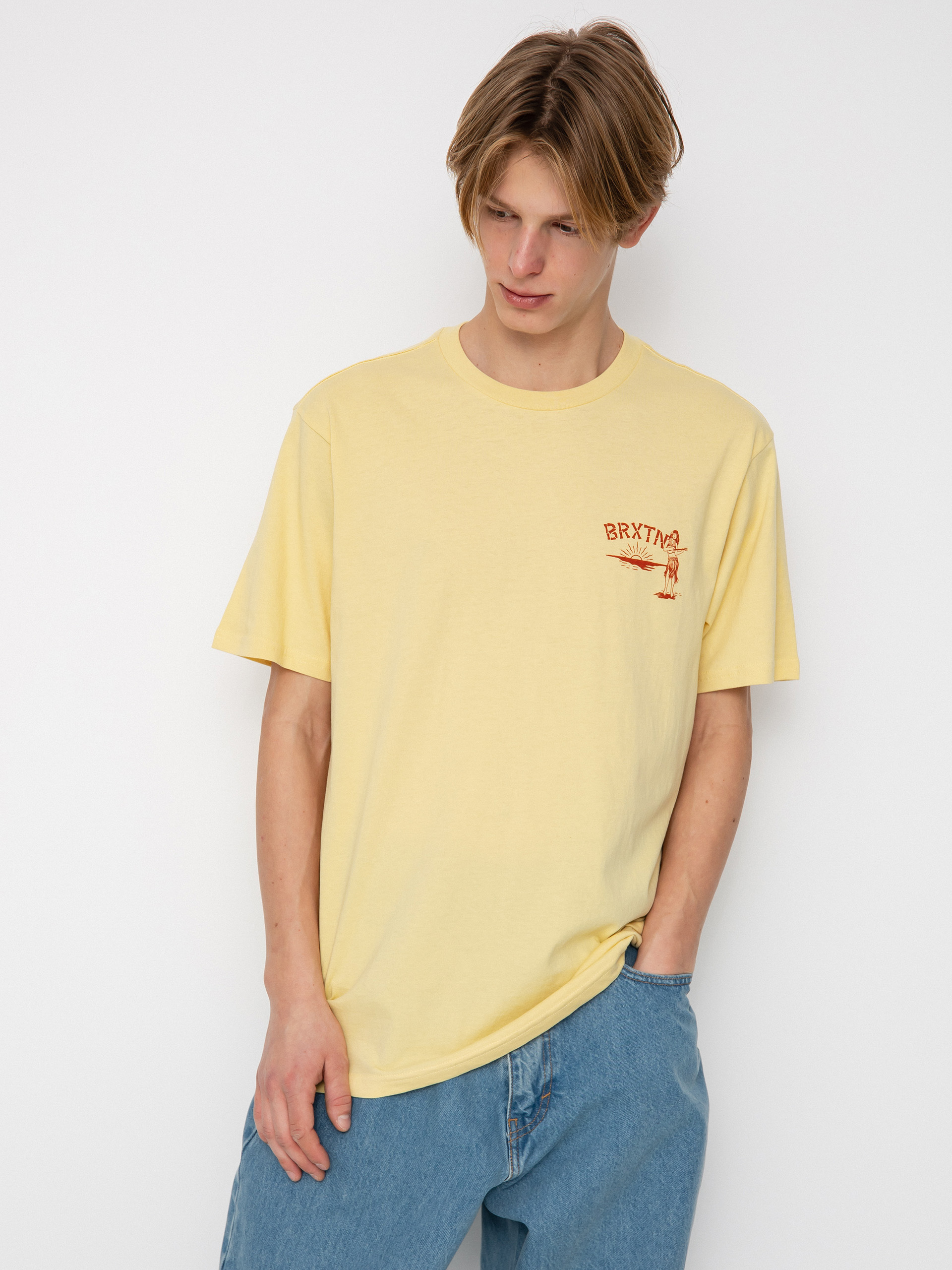 Brixton Good Time Tlrt T-shirt (straw)