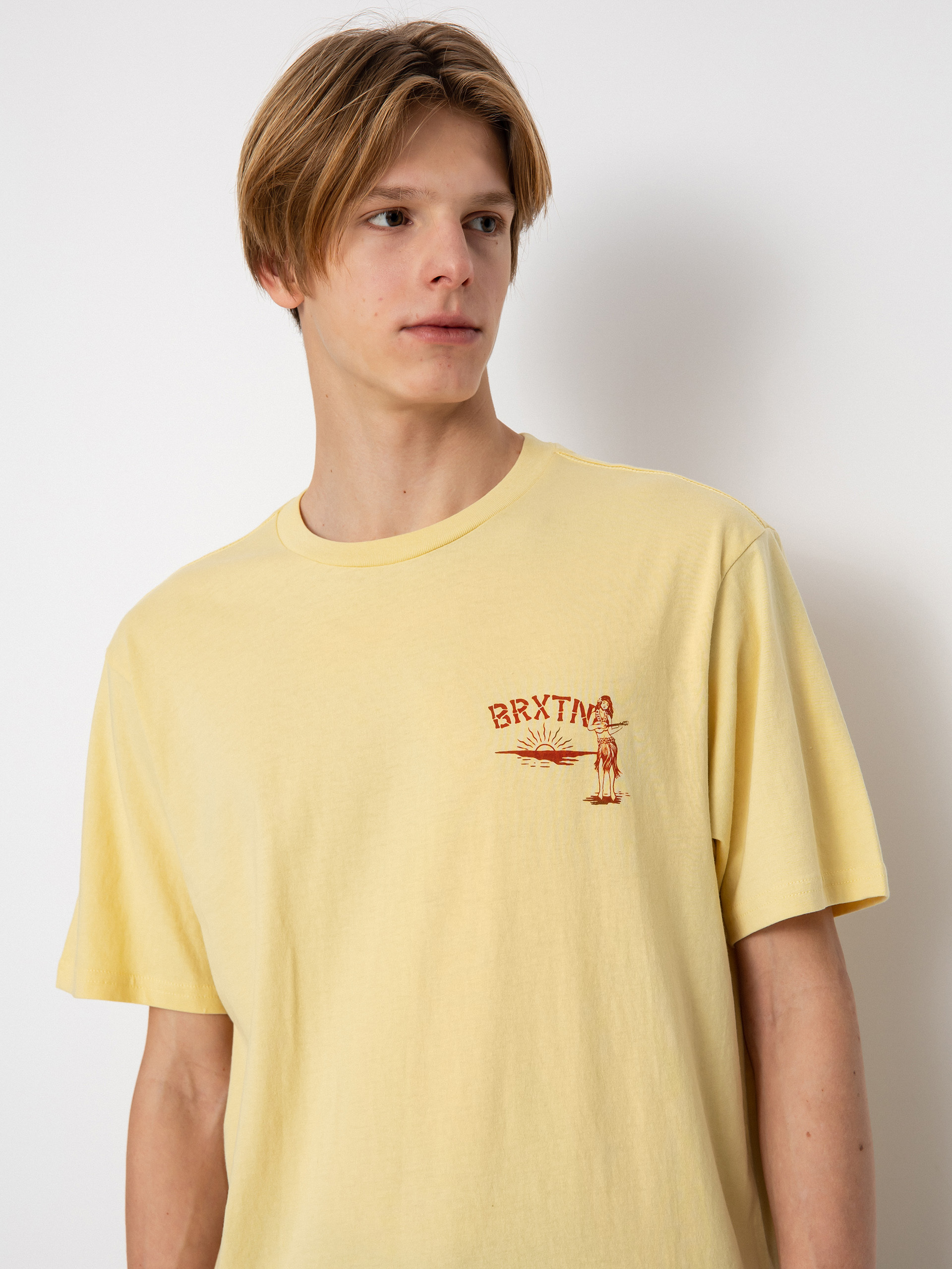 Brixton Good Time Tlrt T-shirt (straw)