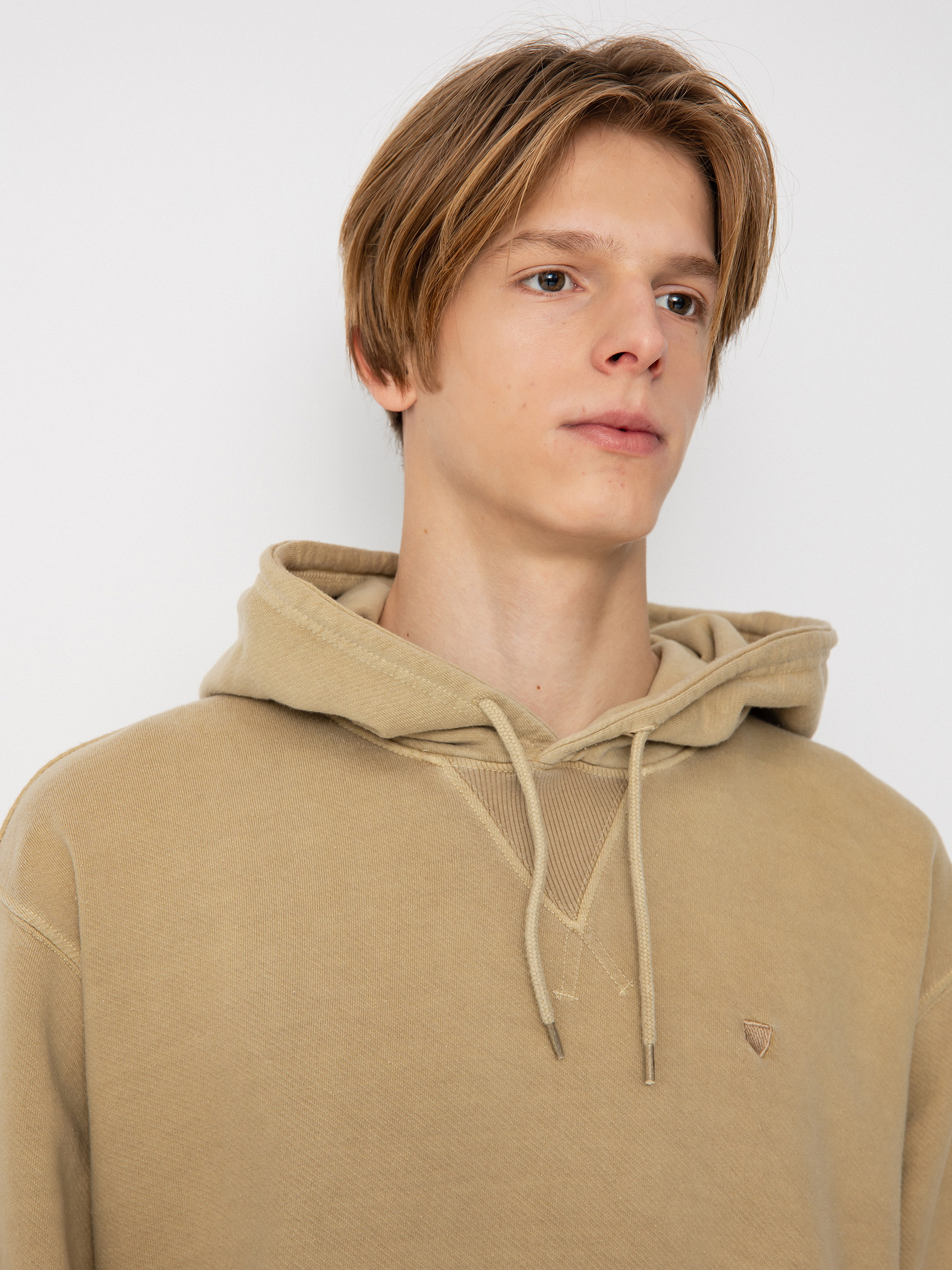 Brixton Vintage Reserve HD Hoodie - brown (sand vintage wash)