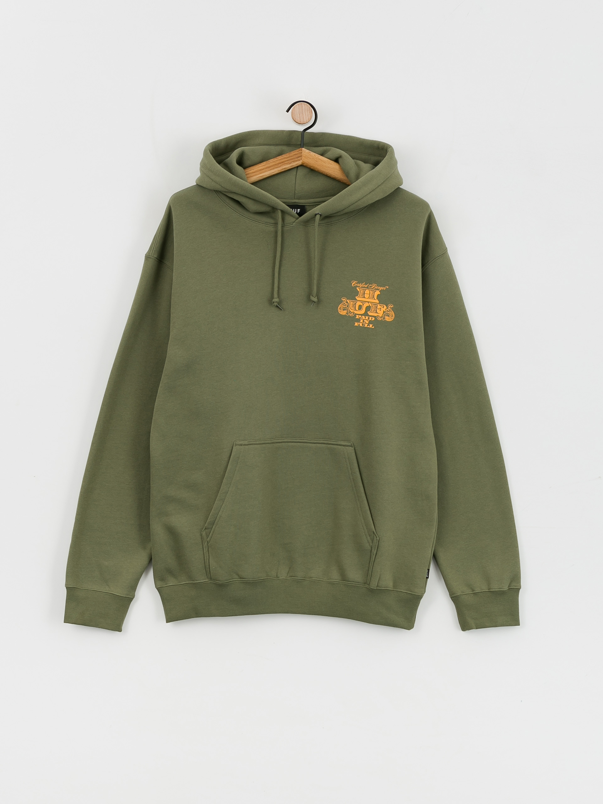 HUF Paid In Full HD Hoodie (olive)