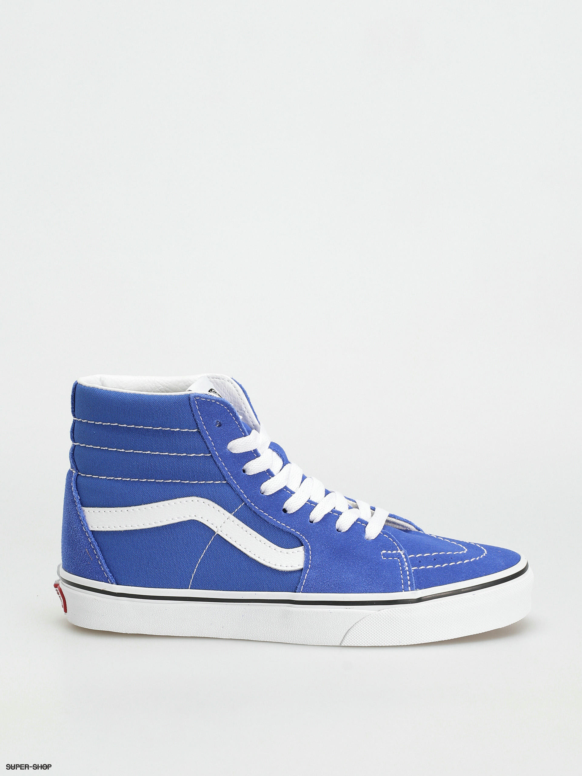 Blue shop vans high