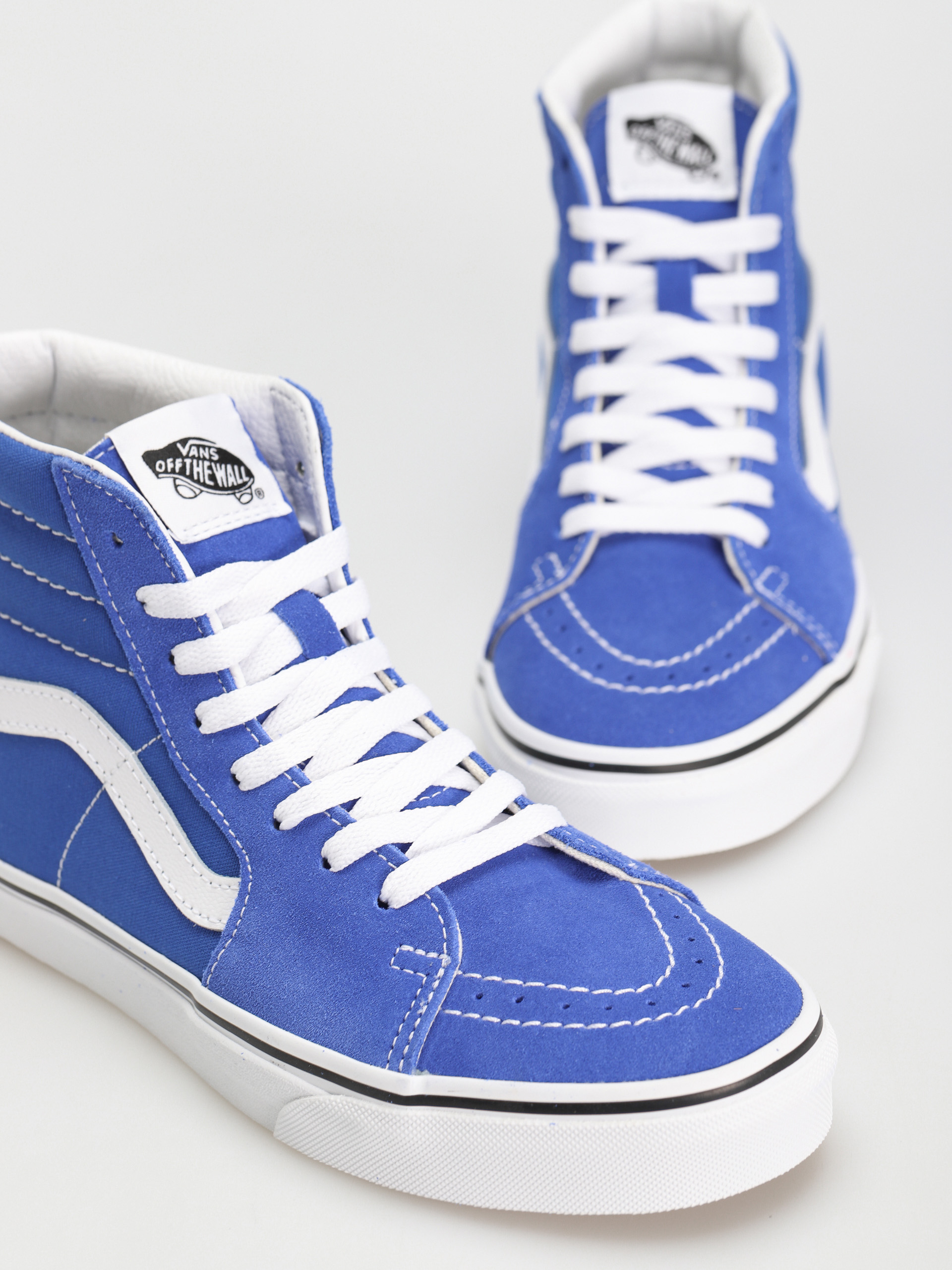 Dazzling Blue Blue Hi Top Vans Vans Sk8 Hi Nebulas Blue Vans Sk8