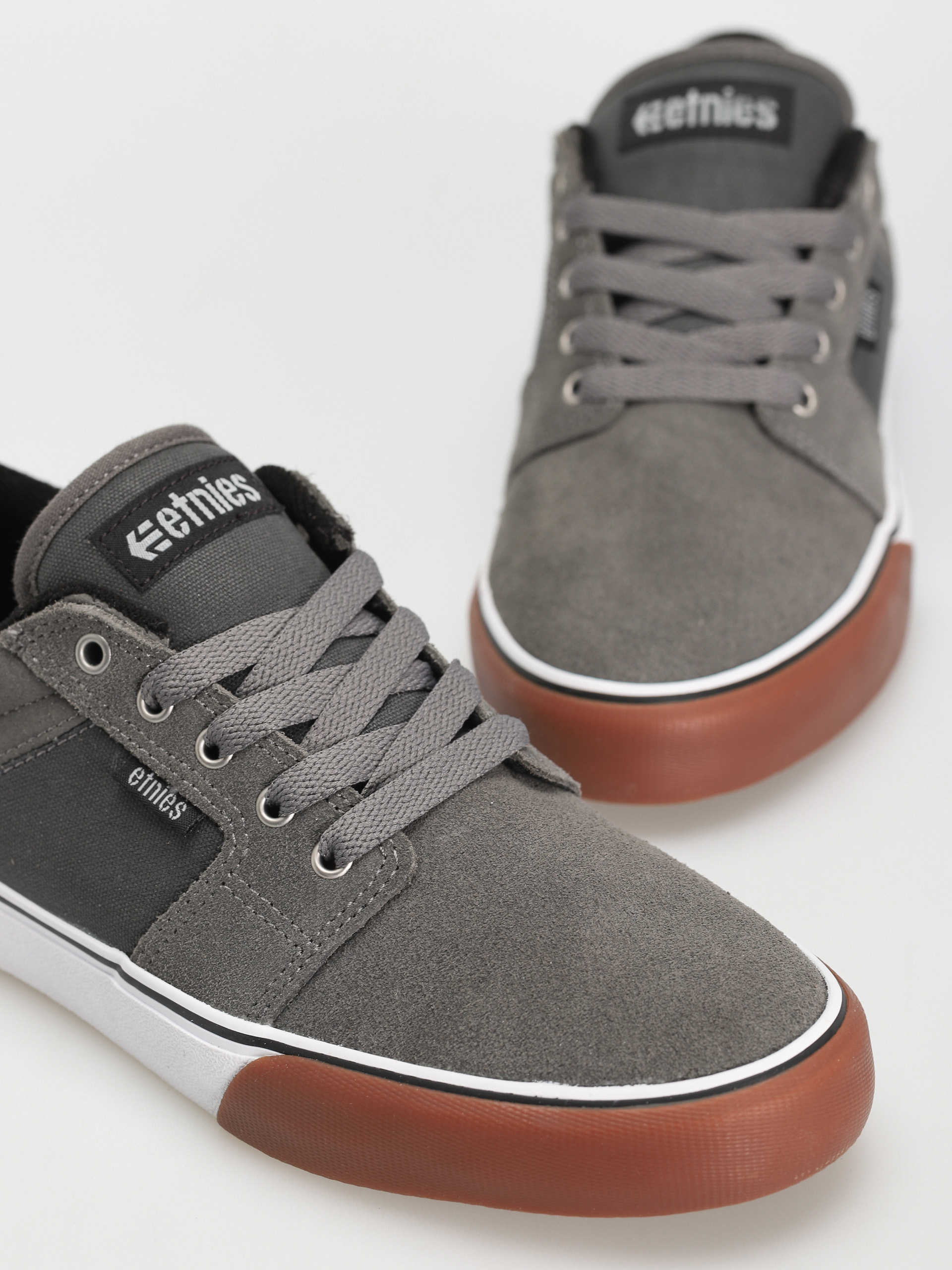 Etnies Barge Ls Shoes (dark grey/ white/gum)