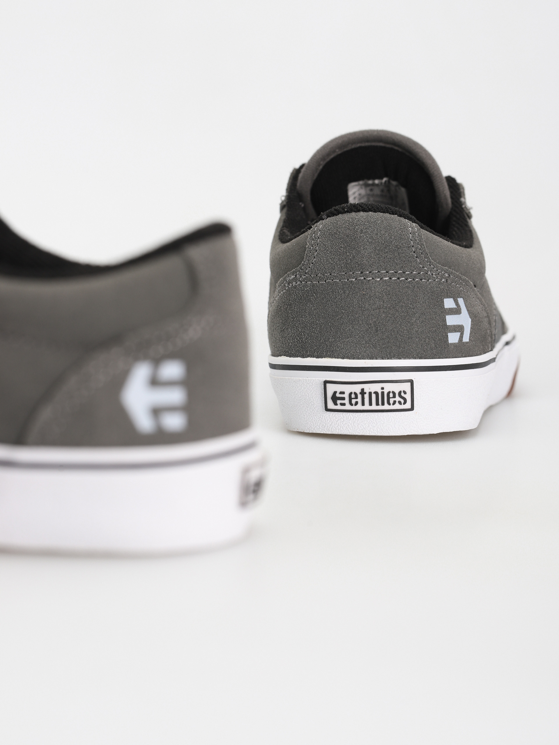 Etnies Barge Ls Shoes (dark grey/ white/gum)