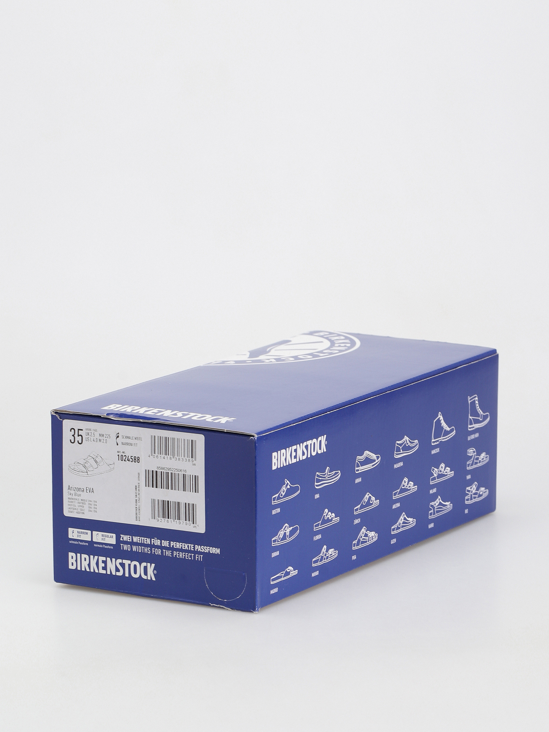 Birkenstock Arizona Eva Narrow Flip-flops Wmn (sky blue)