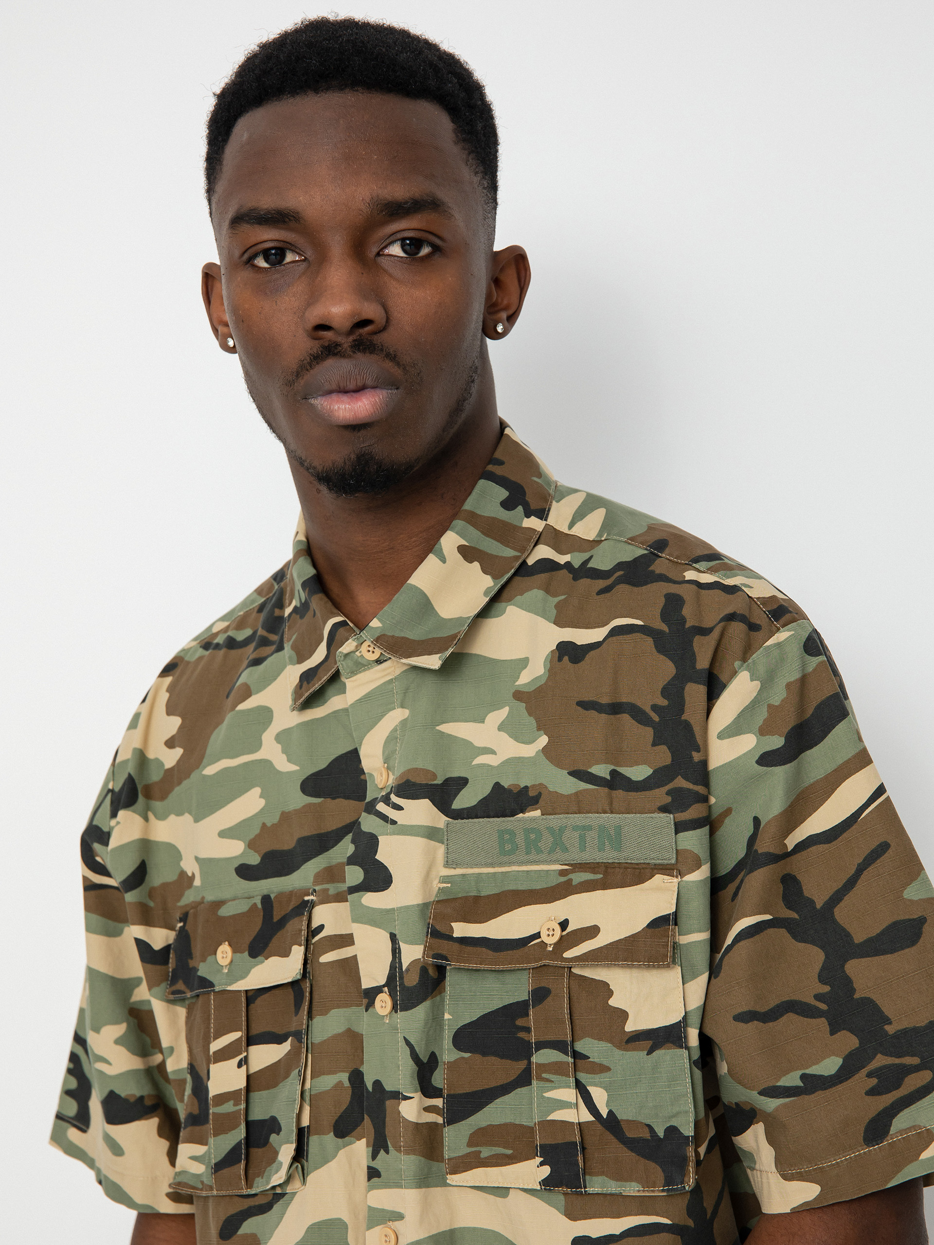 Brixton Surplus Hemd (camo surplus)