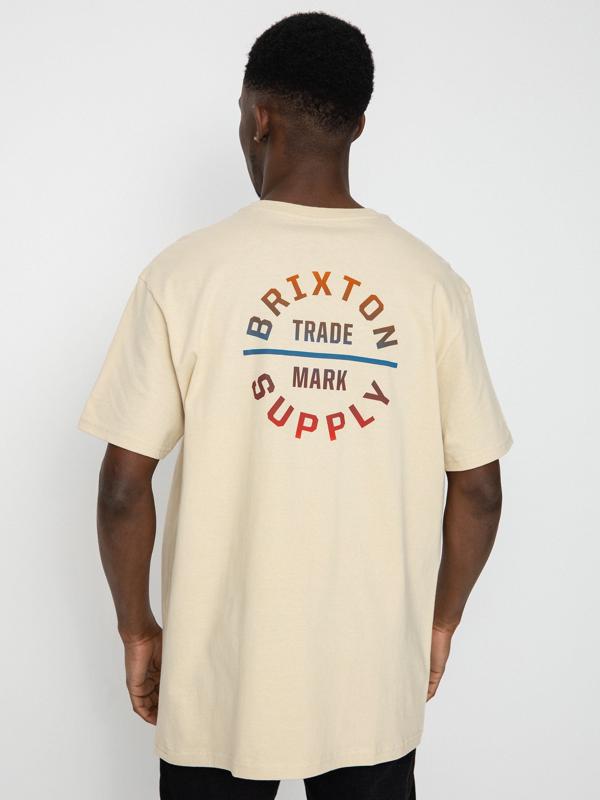 Brixton Rival Stamp T-Shirt - Men's T-Shirts in Natural | Buckle