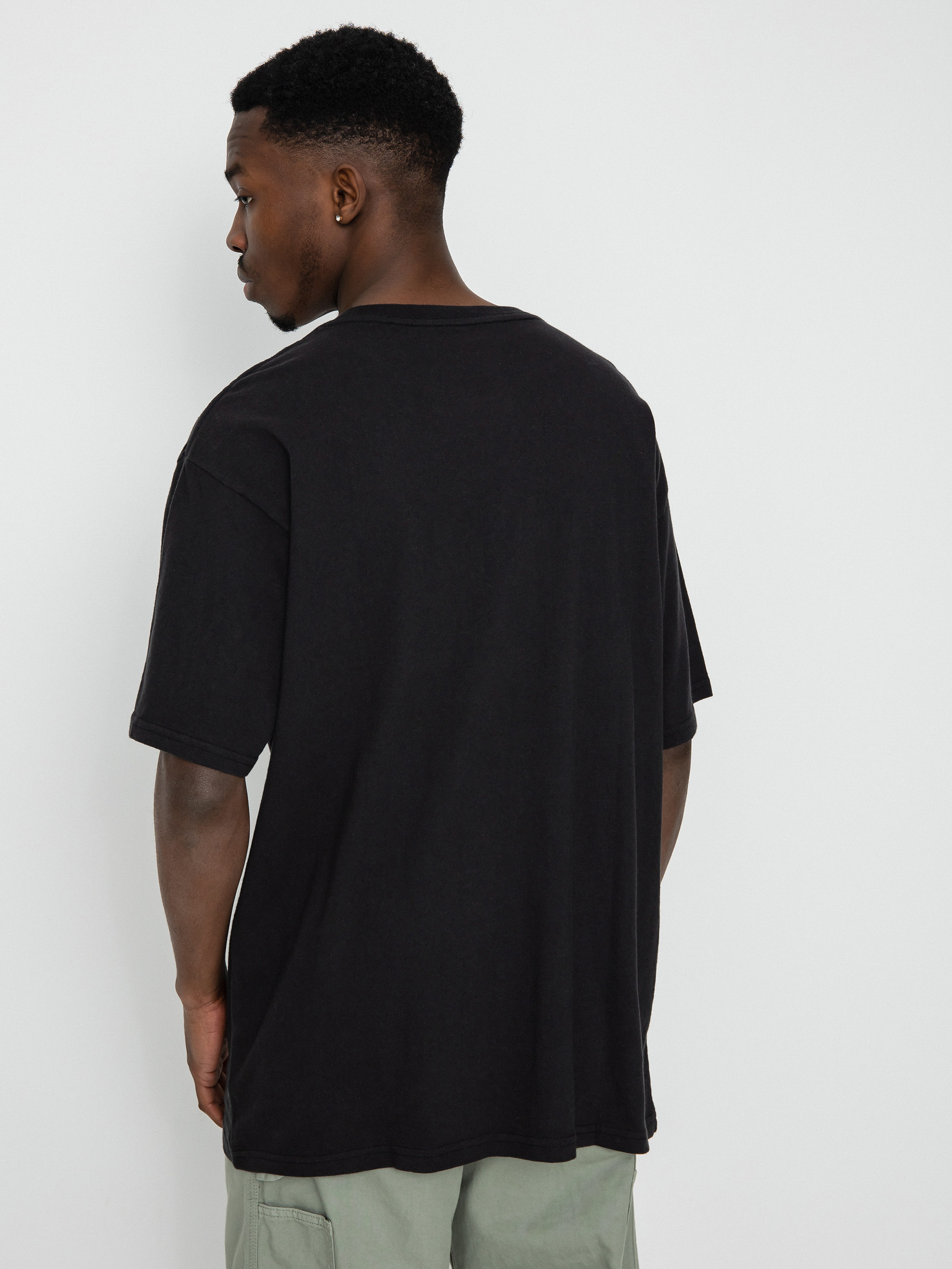 Brixton Alpha Line Relaxed T-Shirt (black garment dye)