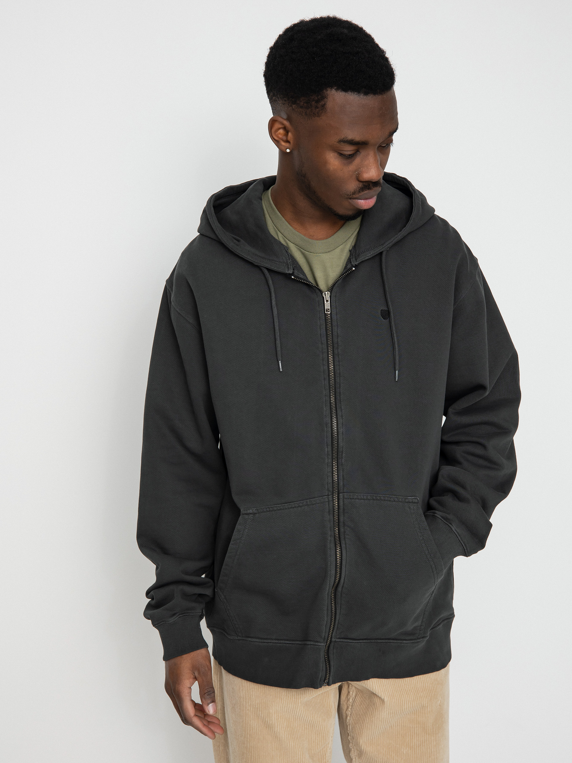 Brixton Vintage Reserve ZHD Hoodie (black vintage wash)