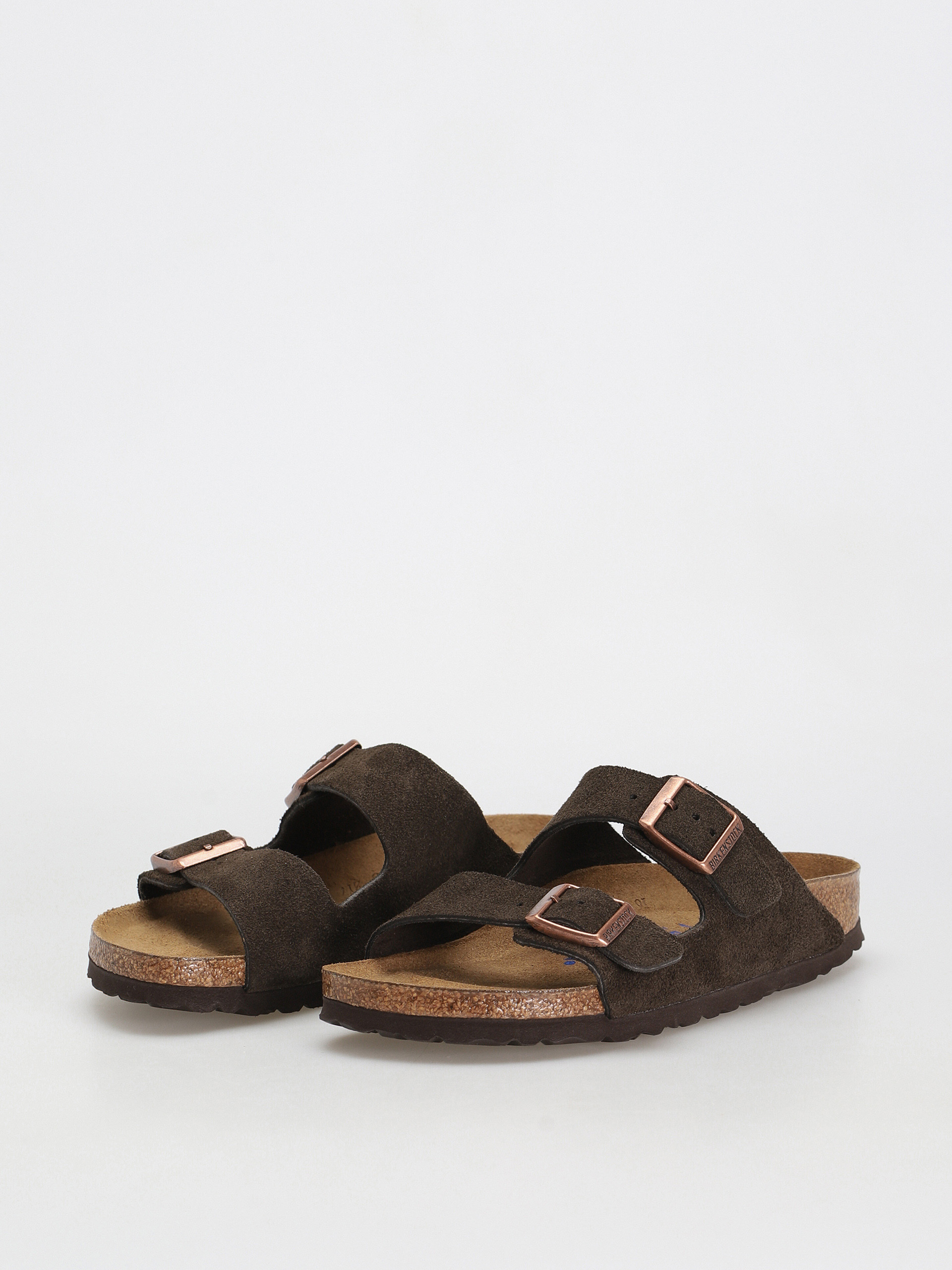 Birkenstock Arizona Sfb Narrow Flip-flops Wmn (mocca suede leather)