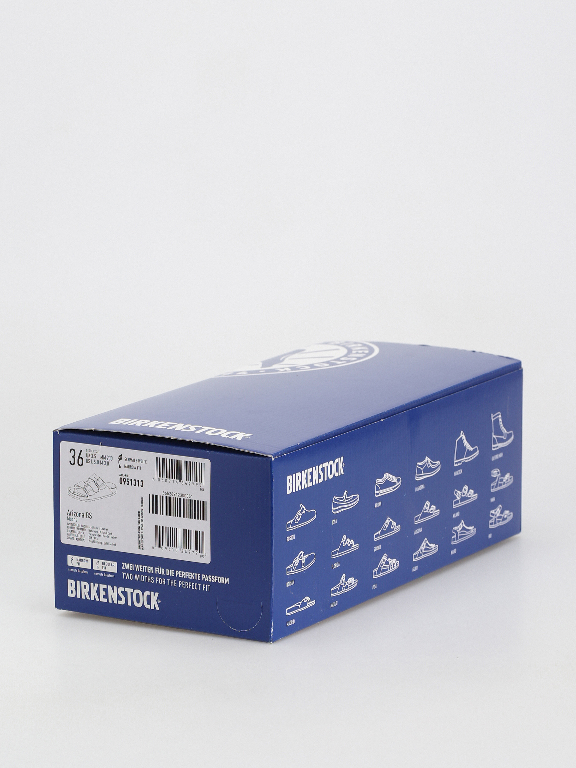 Birkenstock Arizona Sfb Narrow Flip-flops Wmn (mocca suede leather)