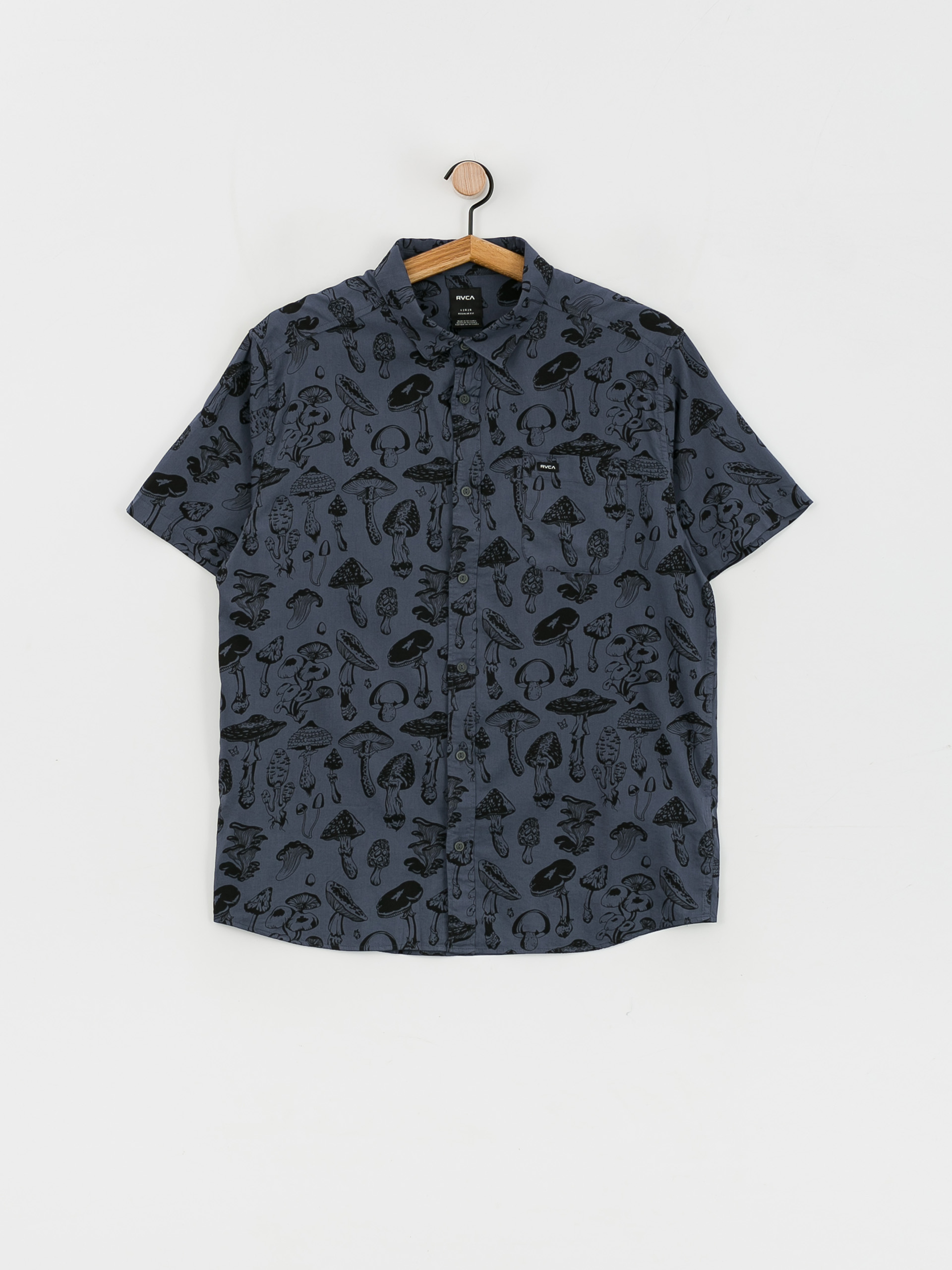 RVCA Matus Mushroom Shirt (moody blue)