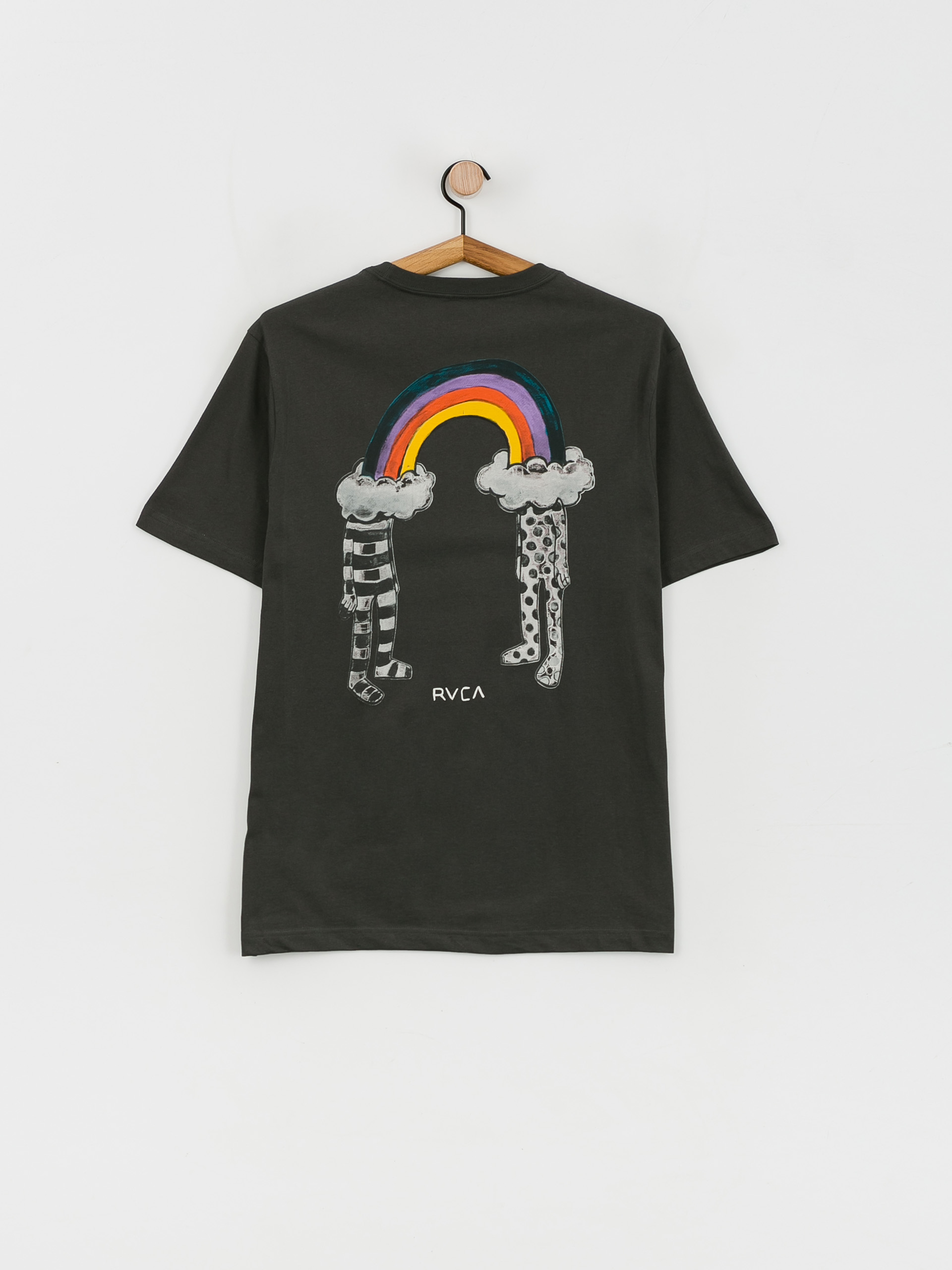 RVCA Rainbow Connection T-shirt (pirate black)
