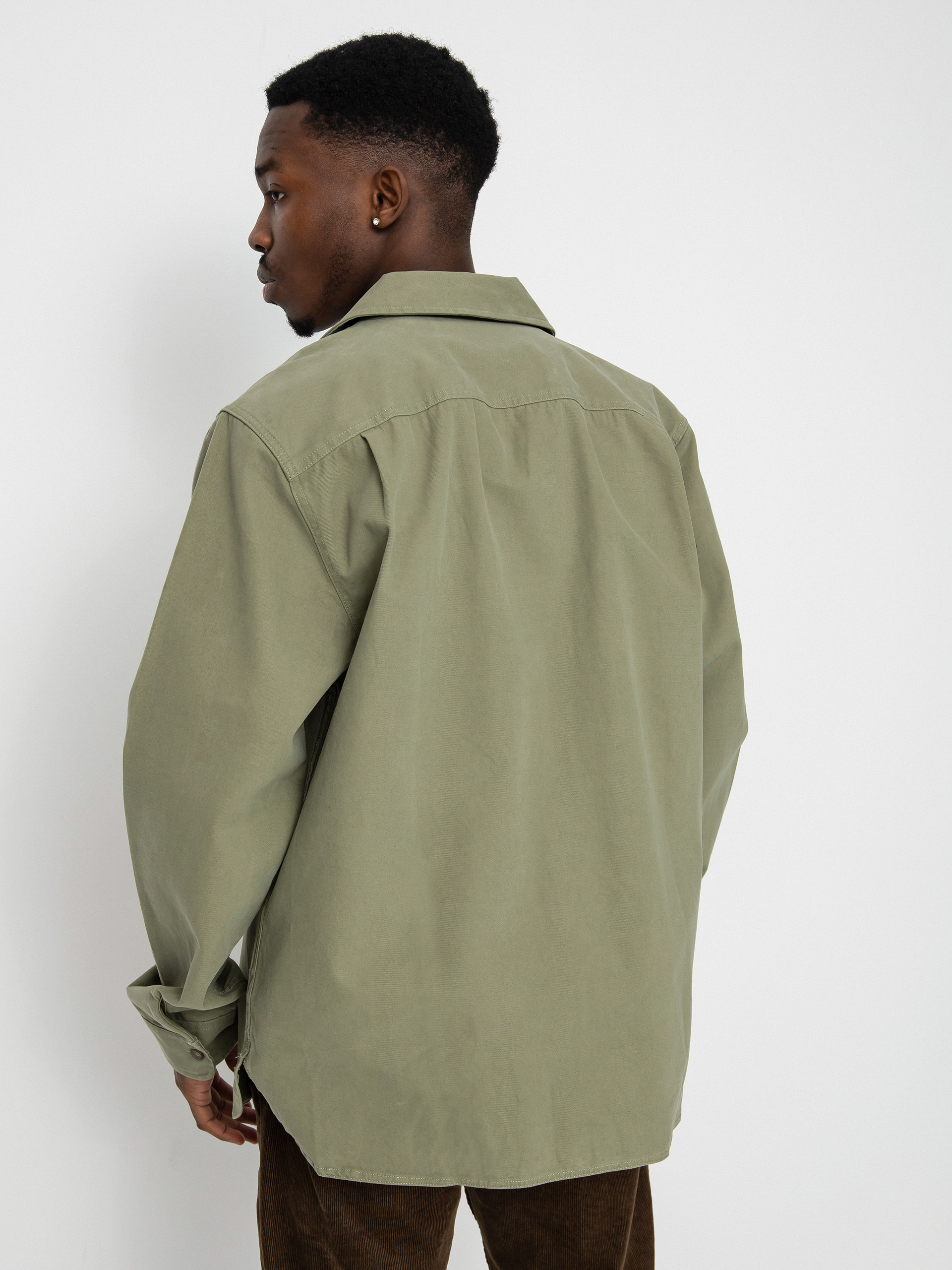 Brixton Bowery Surplus Overshirt Ls Shirt (olive surplus)