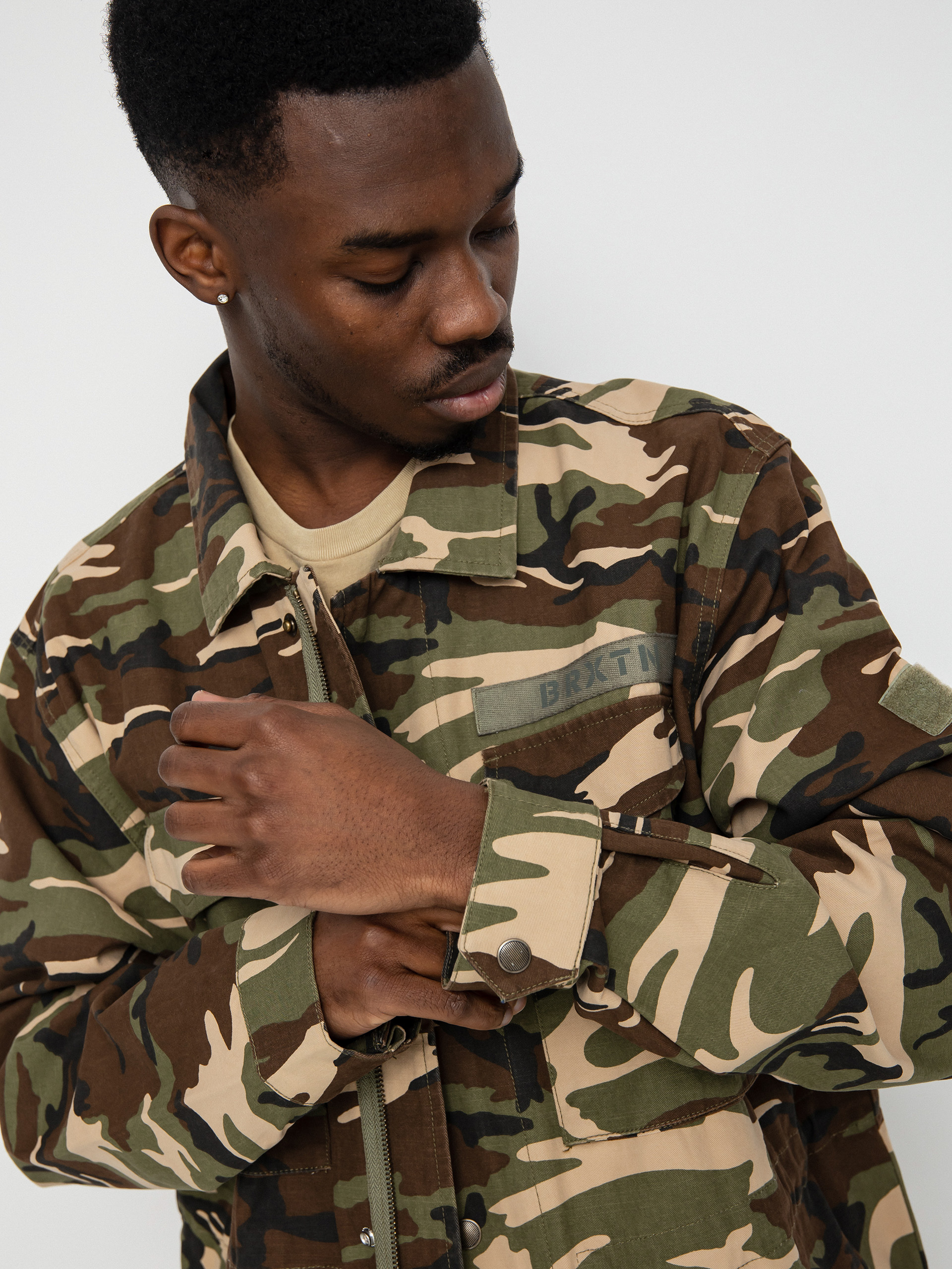 Brixton on sale camo jacket