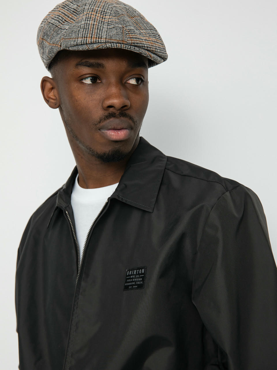 Brixton Utopia Vintage Nylon Jacket (washed black)