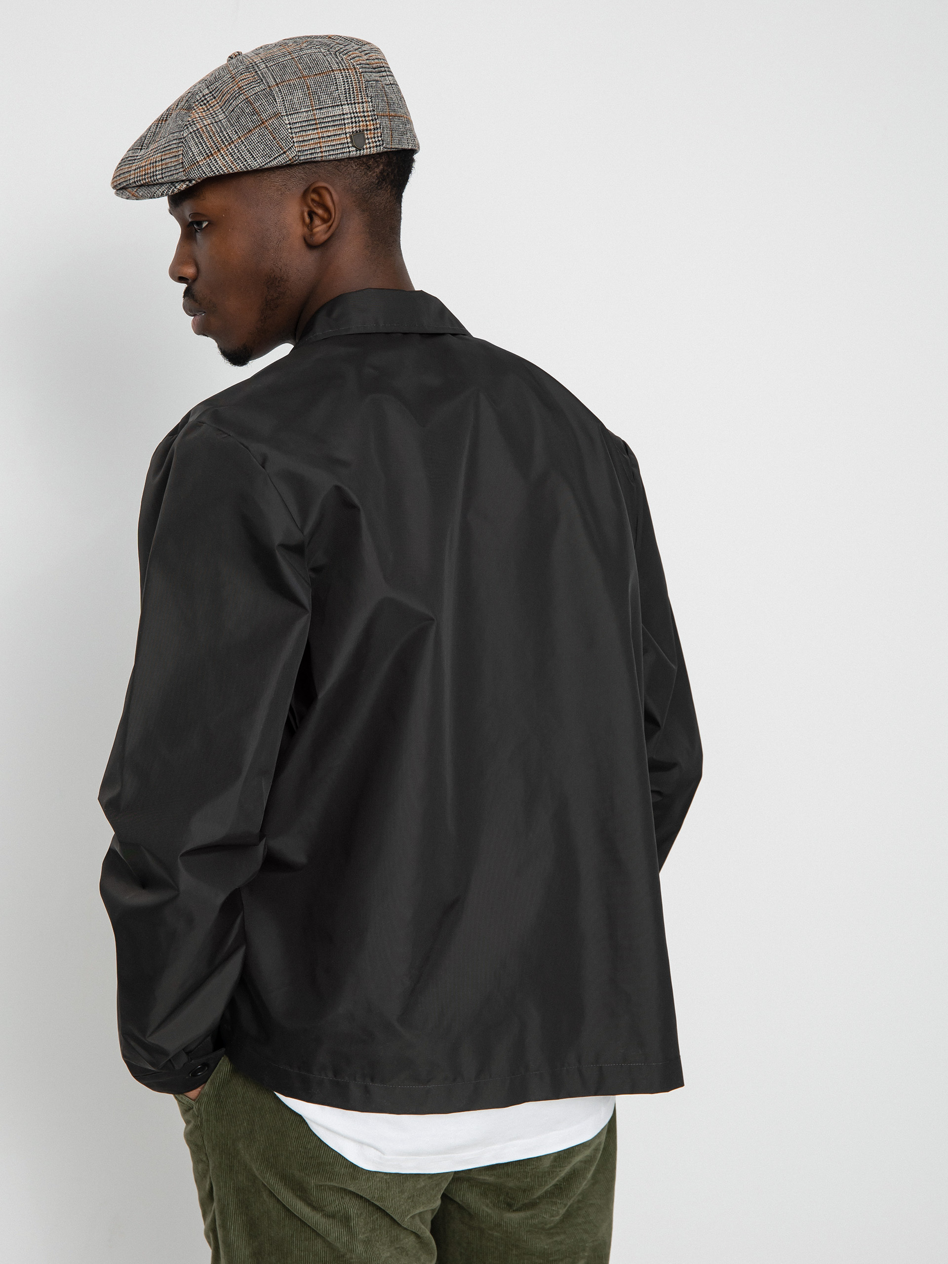 Brixton Utopia Vintage Nylon Jacket (washed black)