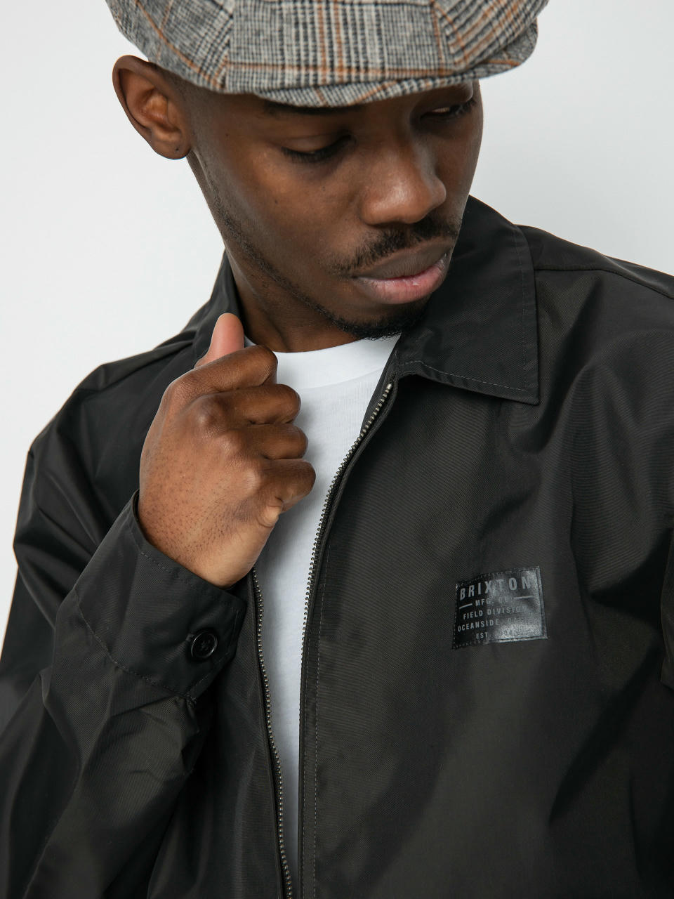 Brixton Utopia Vintage Nylon Jacket - black (washed black)